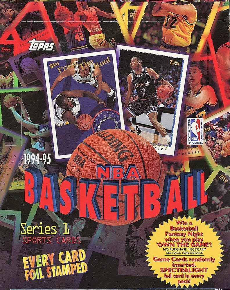 Flаѕh Dеаlѕ - 50% оƒƒ 94/95 1994/1995 Topps Series 1 Basketball Cards Box