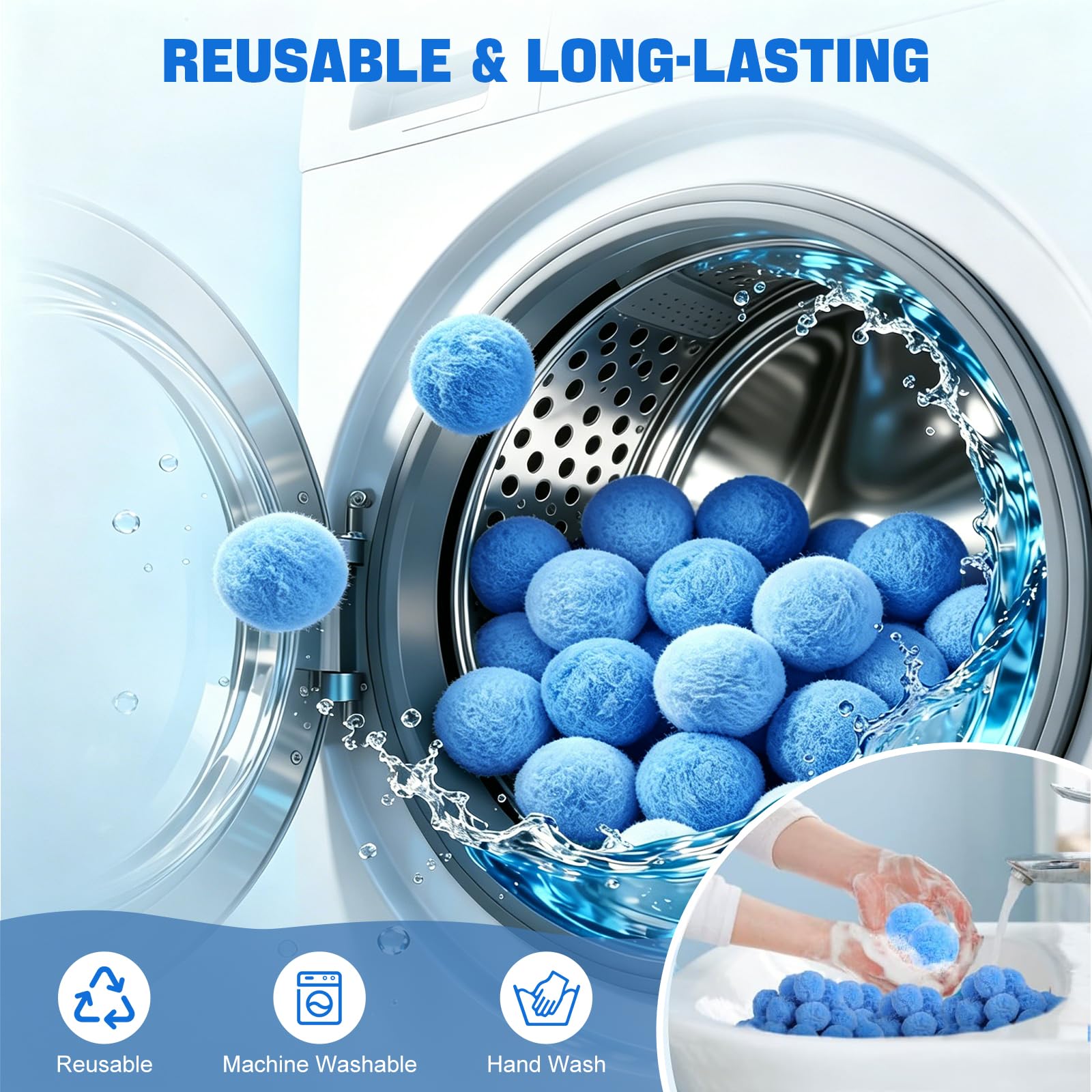 1300g Bolas Filtro Piscina, Vidrio Filtrante para Piscina, Sustituye 45kg Arena de Filtro, Bolas Filtrantes Piscina para Filtro de Arena, Bomba de Filtración, Acuario, Medio Filtrante Reutilizable