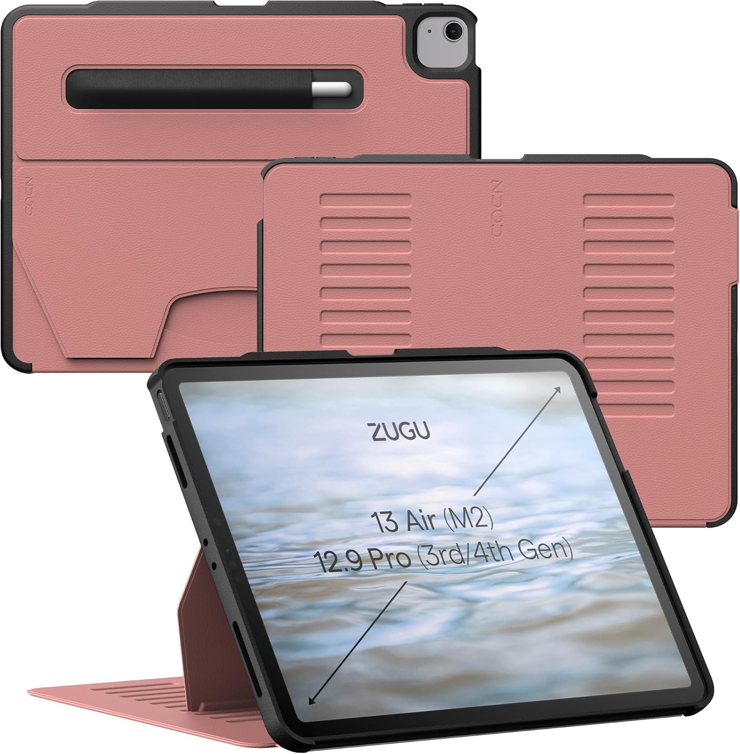 Zugu iPad Case for Air 13/M3 2025 & M2 2024