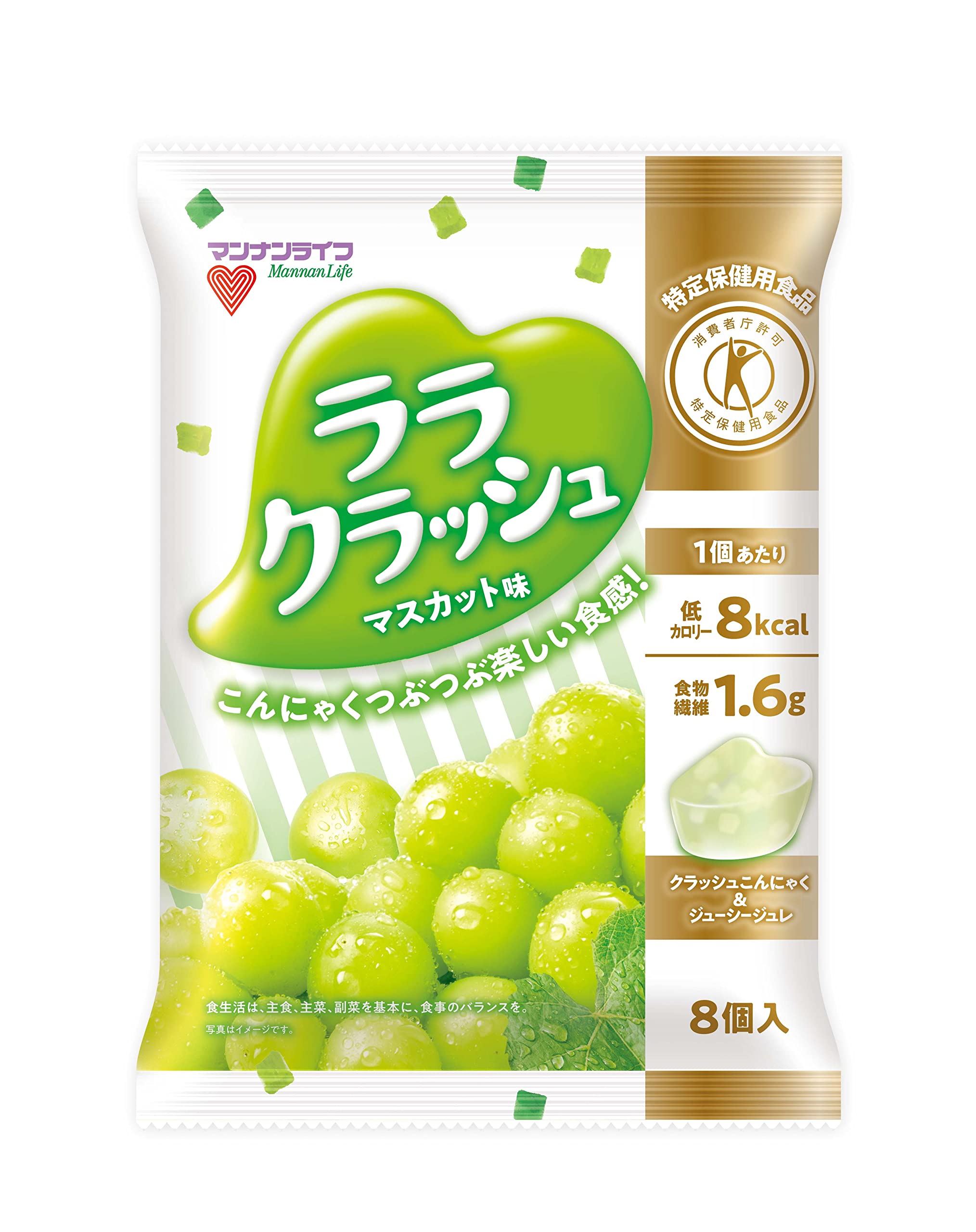 Amazon.co.jp: マンナンライフ 蒟蒻畑ララクラッシュ マスカット味