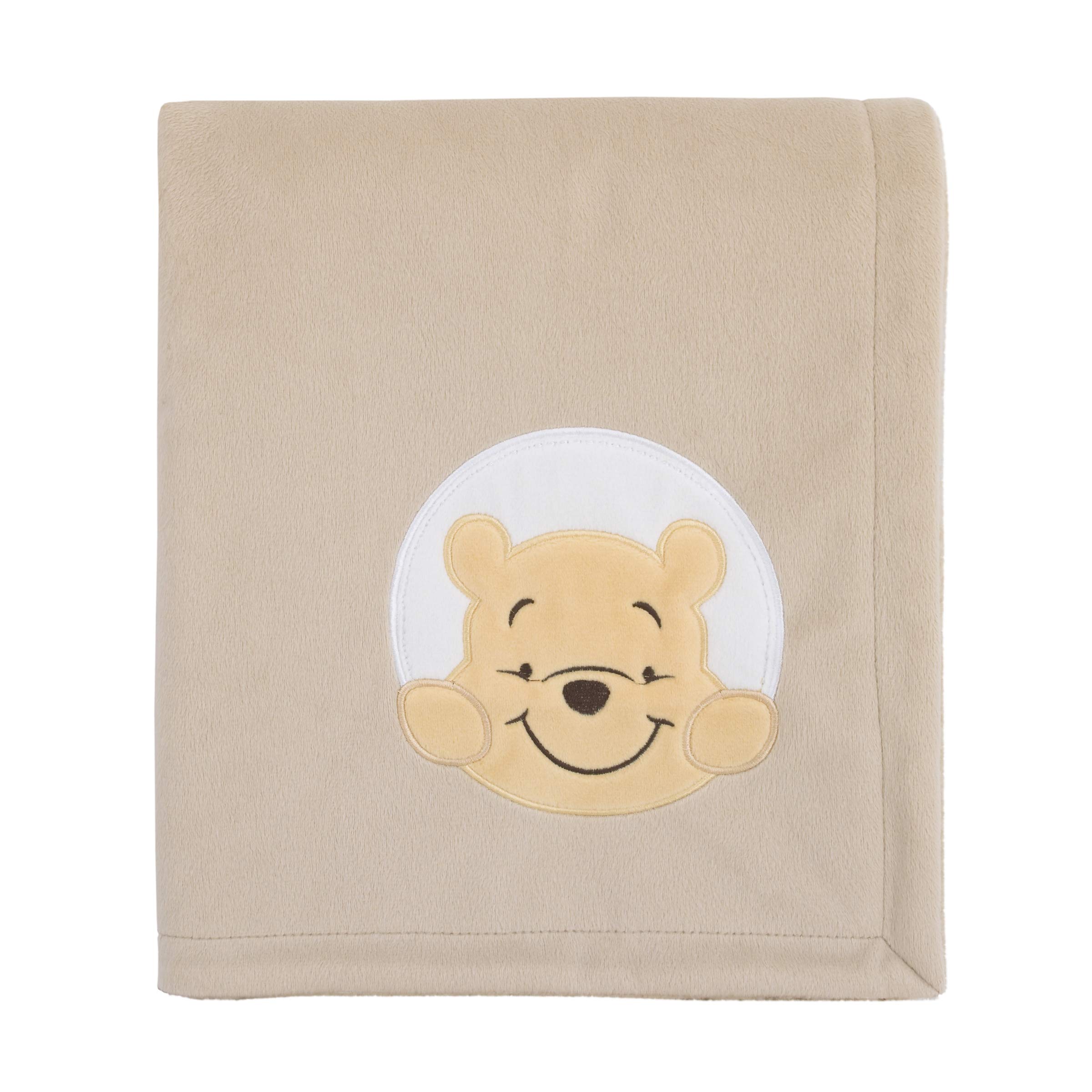 DisneyWinnie The Pooh Hunny & Me - Grey & Marigold Super Soft Baby Blanket, Grey, Marigold
