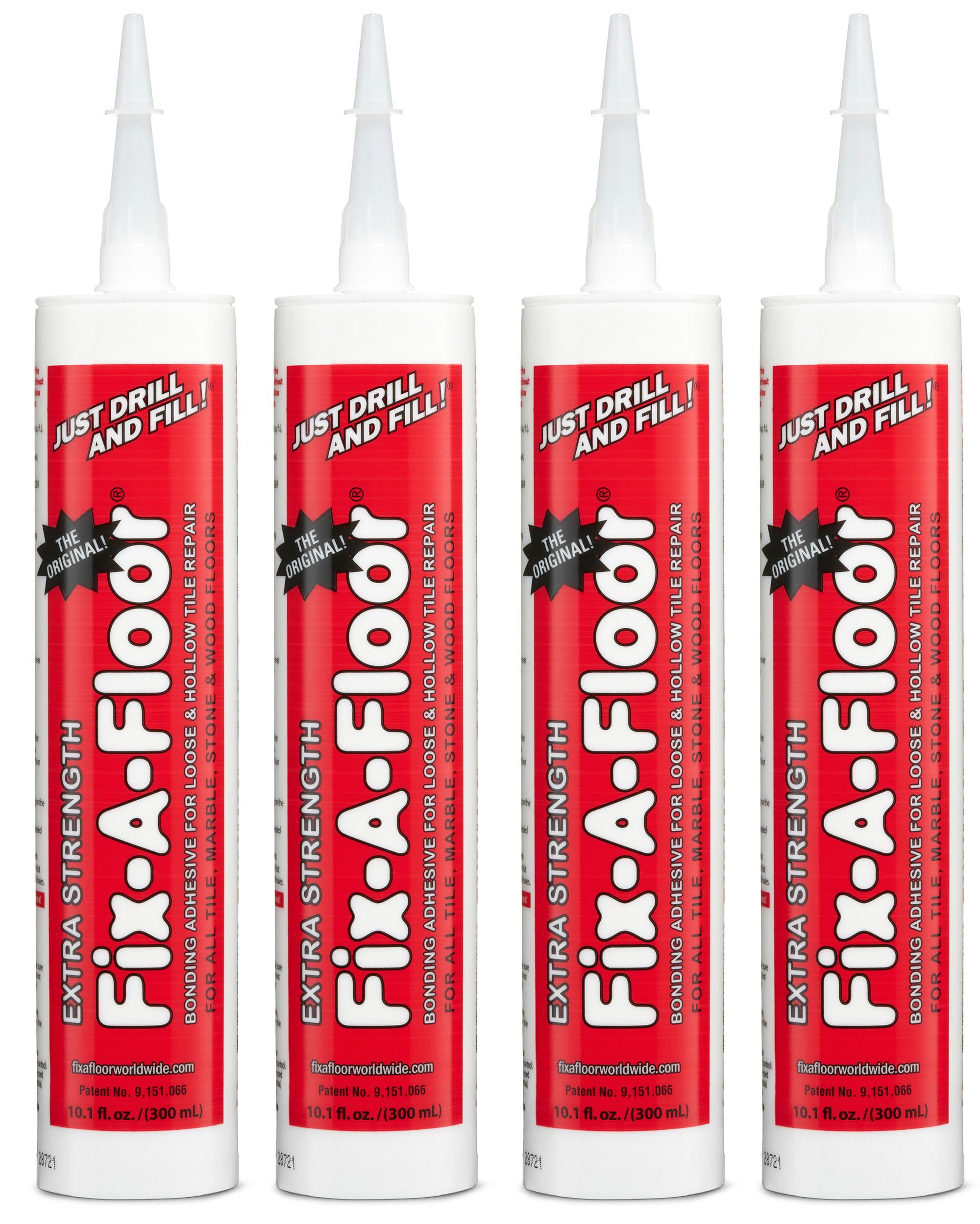 Extra Strength Bonding Adhesive for Loose and Hollow Tiles, Wood, LVT & Laminate. Includes 2mm+ Customisable Patented Tip With Preservation cap (04)