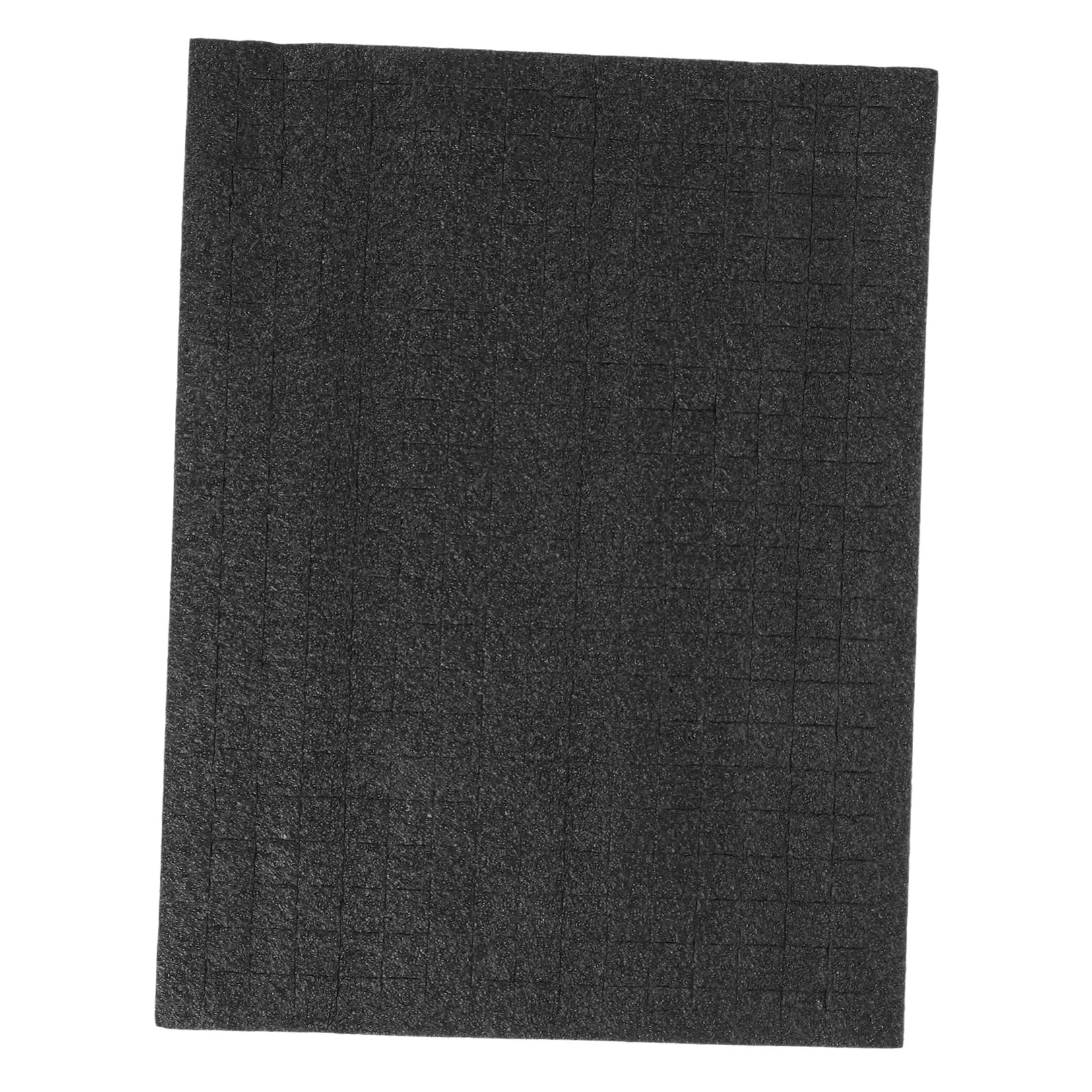 HAPINARY 33.00x25.00x2.00cm Black Storage Box Sturdy Padding Polyurethane Foam Inserts for Electronics