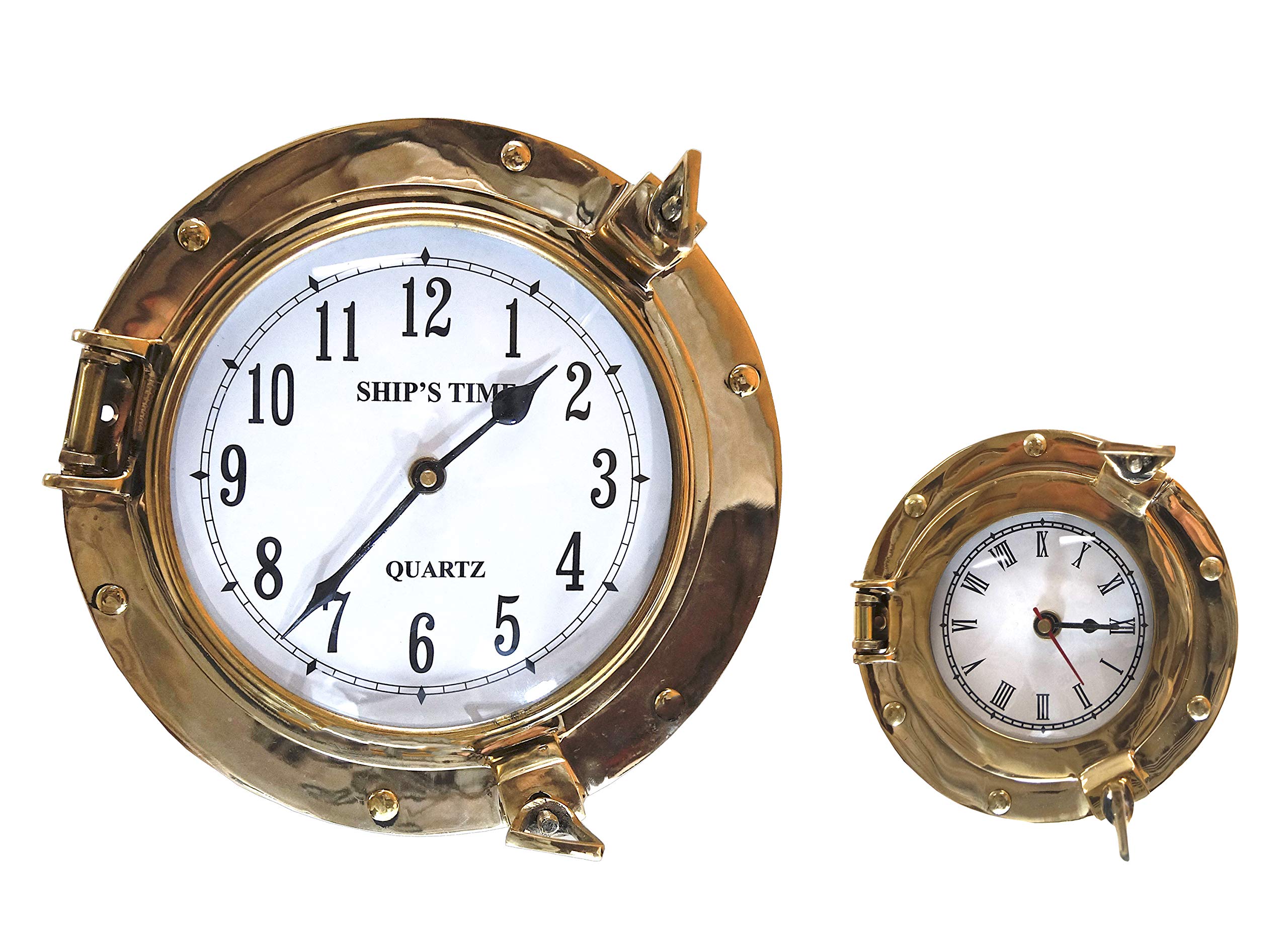 Nautical Specials Br 48271 Vc Round Ship Windows Maritime Nautical Home Decor Boat Fan Gift 6 Porthole Clock Buy Online In China At Desertcart Productid 109568259