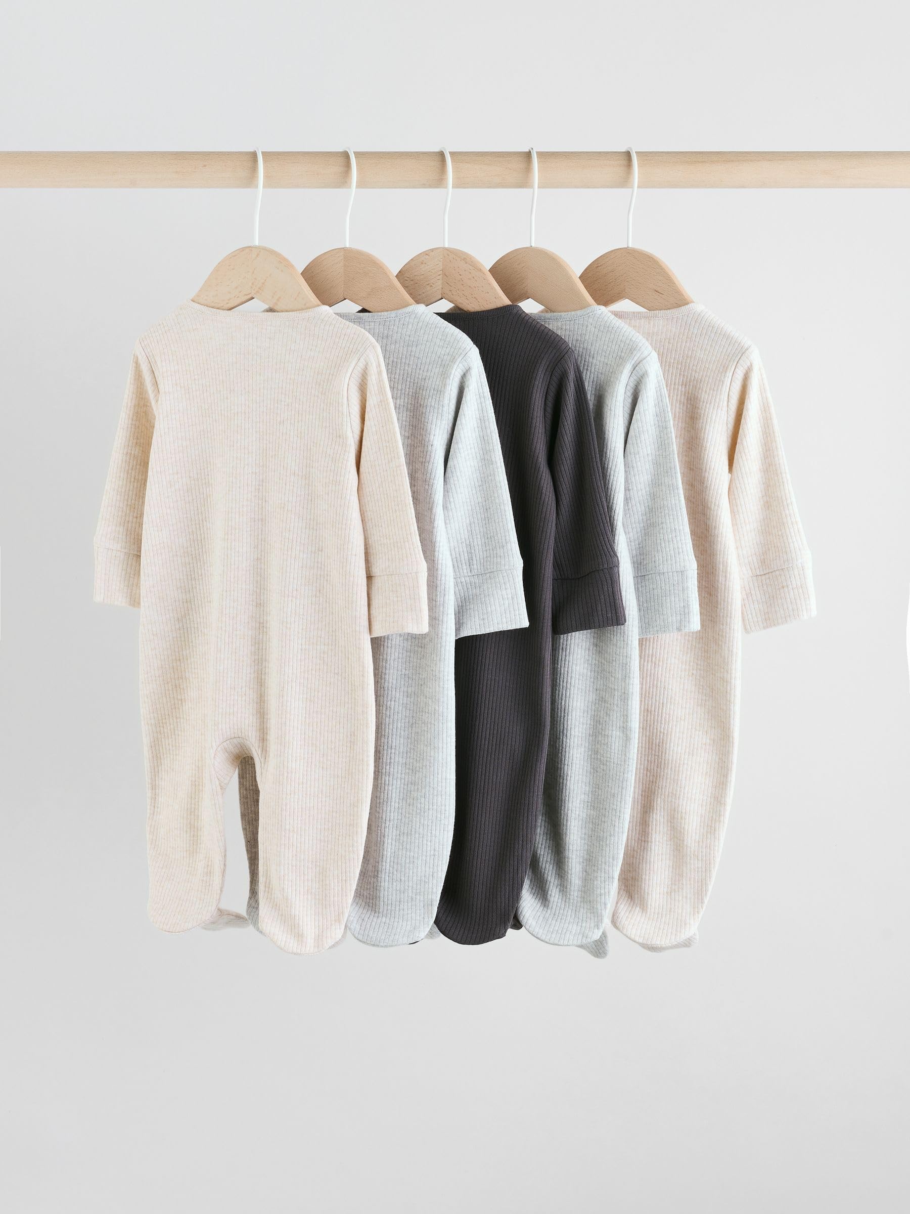 NEXT Bébé Dors-Bien bébé à Pieds avec Zip Double Sens, Lot de 5