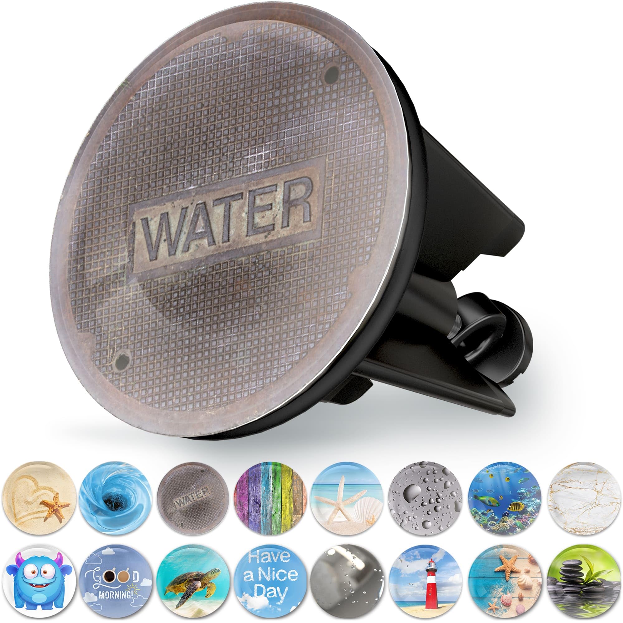 Lot 4 Bouchons Lavabo Laiton/ABS - Diamètre 40 Mm - Filtration Cheveux, étanchéité Ajustable - Pour Salle De Bain, Cuisine