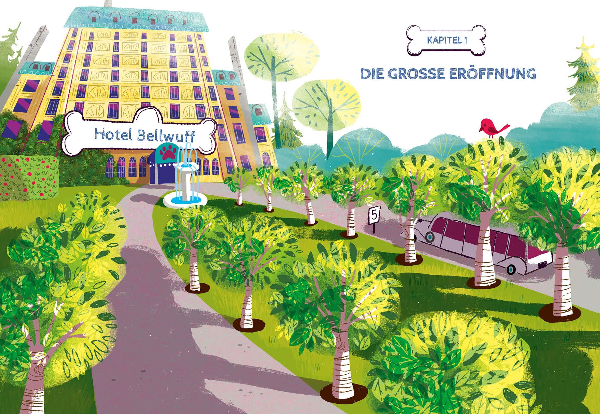Willkommen im Hotel Bellwuff – Einfach Wau!: Witziges Vorlesebuch ab 5 Jahren für die ganze Familie. Mit kurzen Texten auch fürs erste Selberlesen geeignet