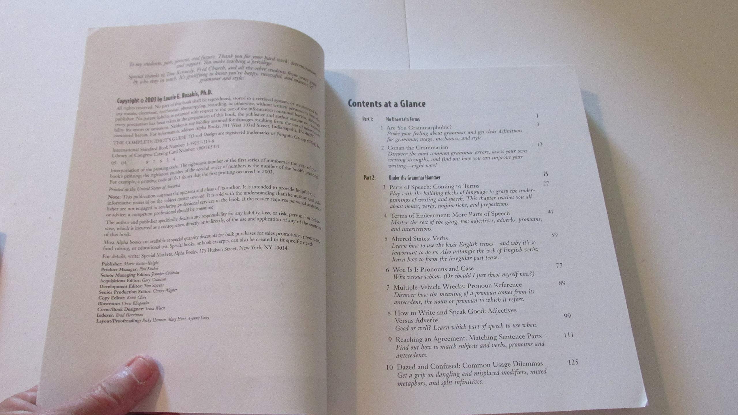 The Complete Idiot's Guide to Grammar And Style, 2nd Edition - Image 3