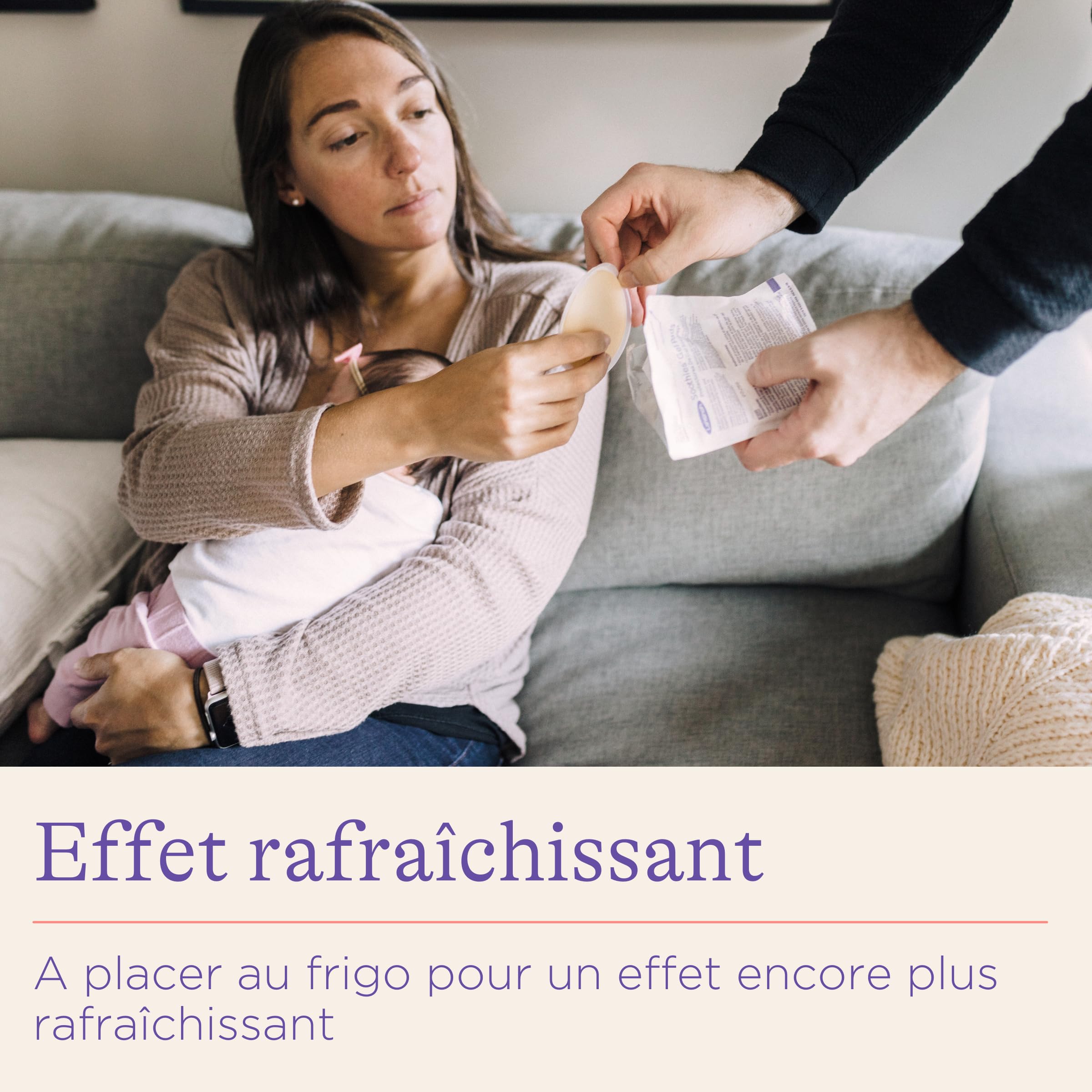 Lansinoh Soothies® Compresses en gel rafraîchissantes X3