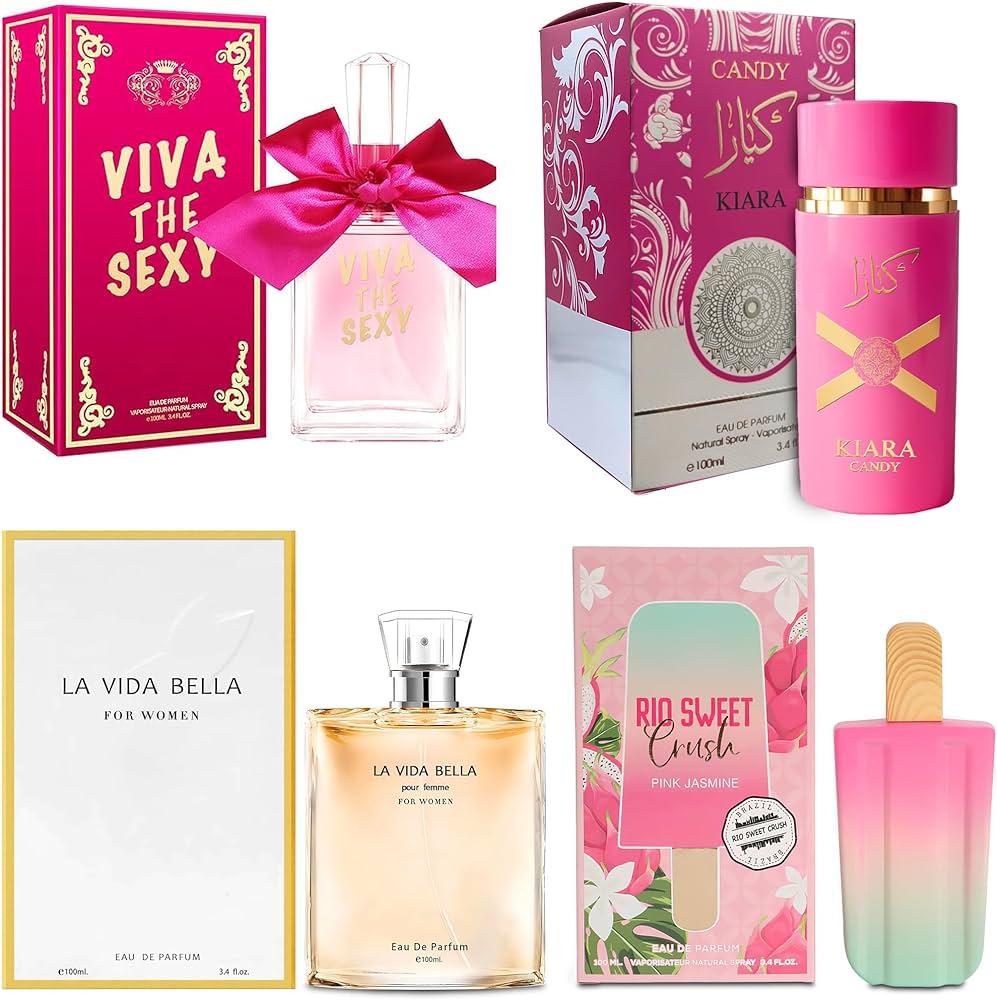 Amazon.com : A CENTER Women's Perfume Set 4PCS Multi Scent Combo