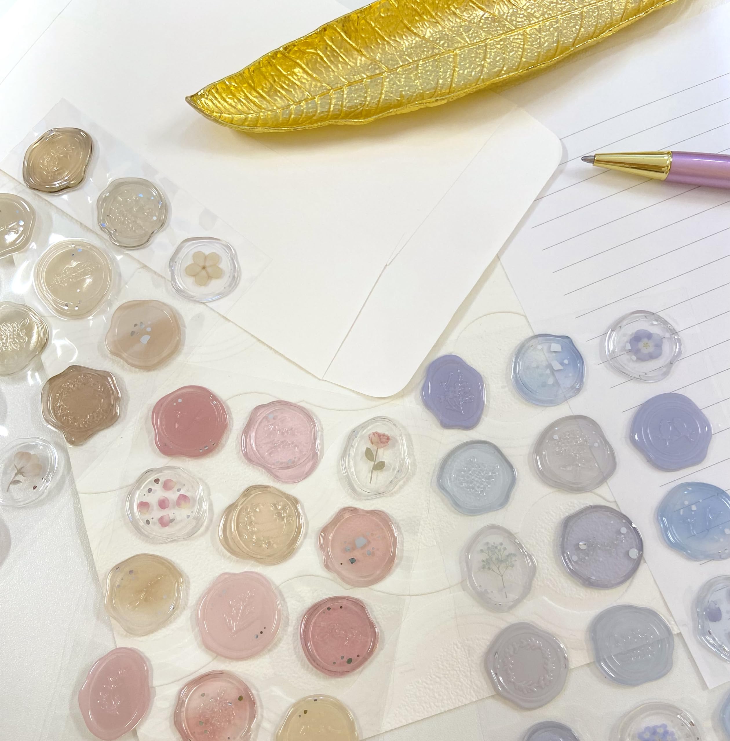 Amazon.co.jp: 【 ボタニカルフラワー ワックスシール 】《ピンク》18