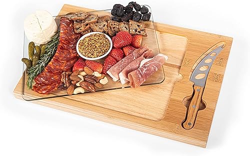 Miniatura 6 de NHL unisex-adult NHL Icon Glass Top Cutting Board & Knife Set