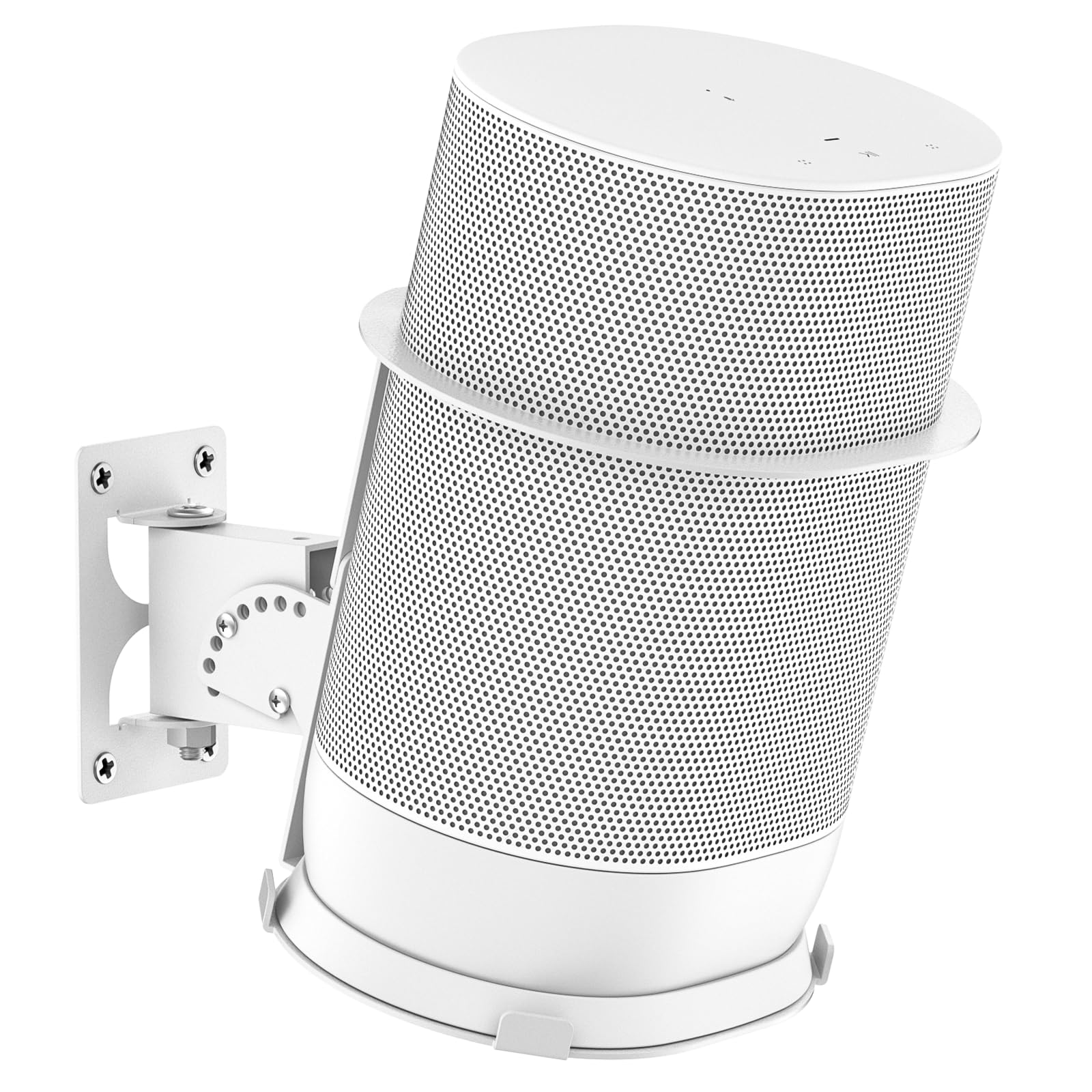 Yibracki Adjustable Speaker Wall Mount for Sonos Move and Sonos Move 2, Wall Mounted Bracket, Adjustable Tilt and Swivel, Space Saving Speaker Holder,