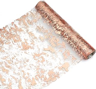 Snowkingdom 2 Pieces Rose Gold Table Runner 11