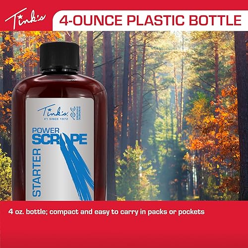Miniatura 6 de TINK'S Power Scrape StarterBotella de 4 onzas líquidasAccesorios de caza, arrancador de raspado simulado para rasguños naturales o simuladosSeñuelo