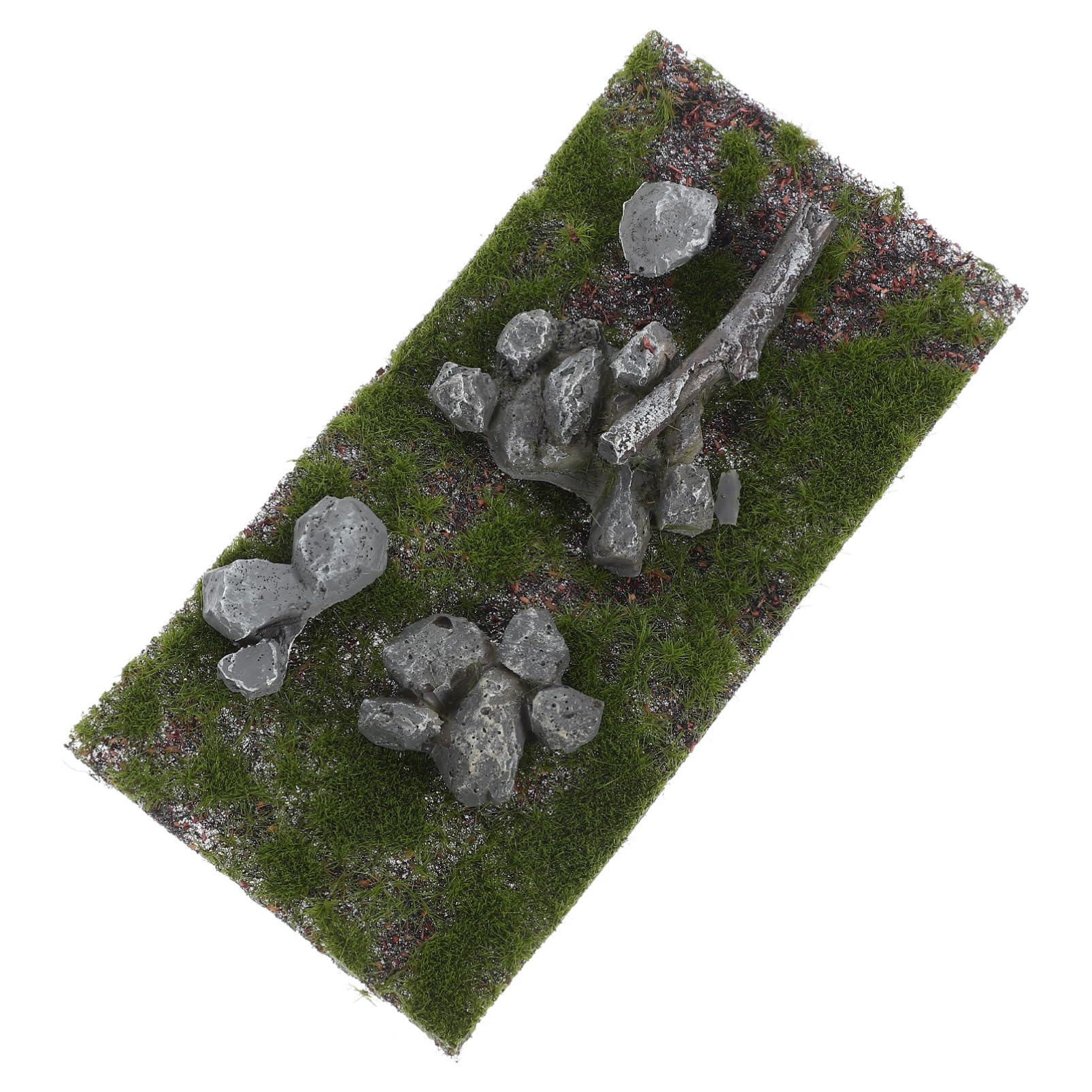 ibasenice 5pièces Fake Grass Turf Mat Decoration pour Maquettes De Tapis De Gazon Synthétique pour Table De Sable Et Modélisme