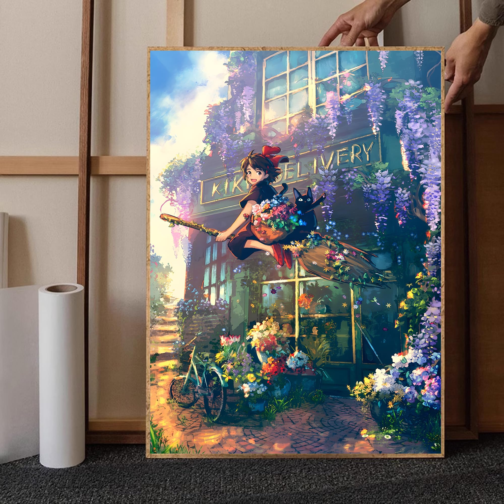 絵画 ［ ビーズ絵 ］ 色紙サイズ 四角ビーズ【ont-06】ダイヤモンドアート | Pay ID