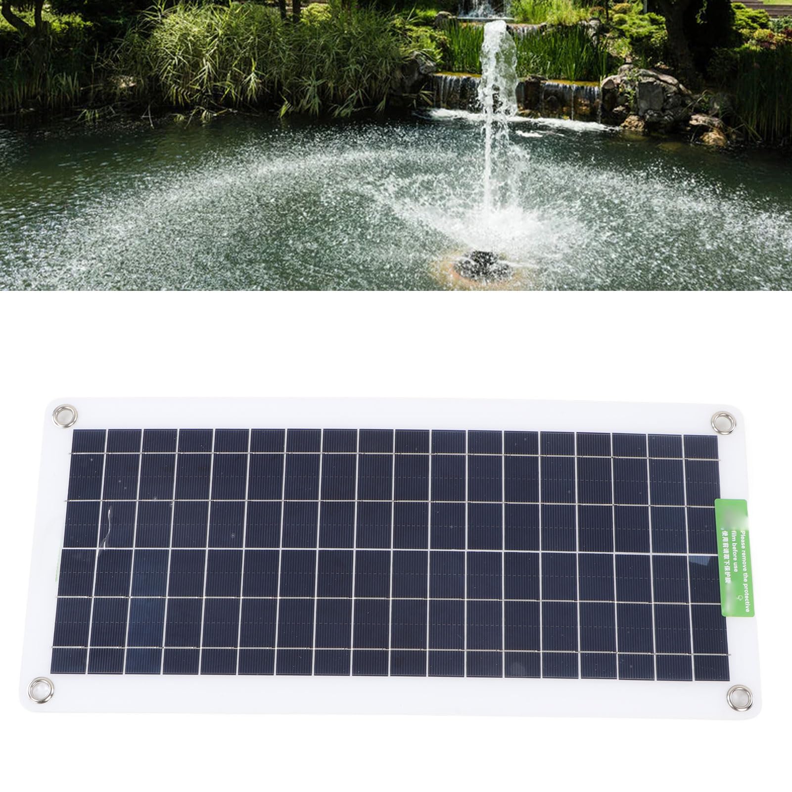 10W 12 V Pompa per Acqua Ad Alimentazione Solare a Basso Rumore a Basso Rumore Solare Pompa di Fontana Sommergibile 5 Metri Lift 800l/h Buone prestazioni: 10 Pompe Solari Pompaggio Sommersi Acqua Ad