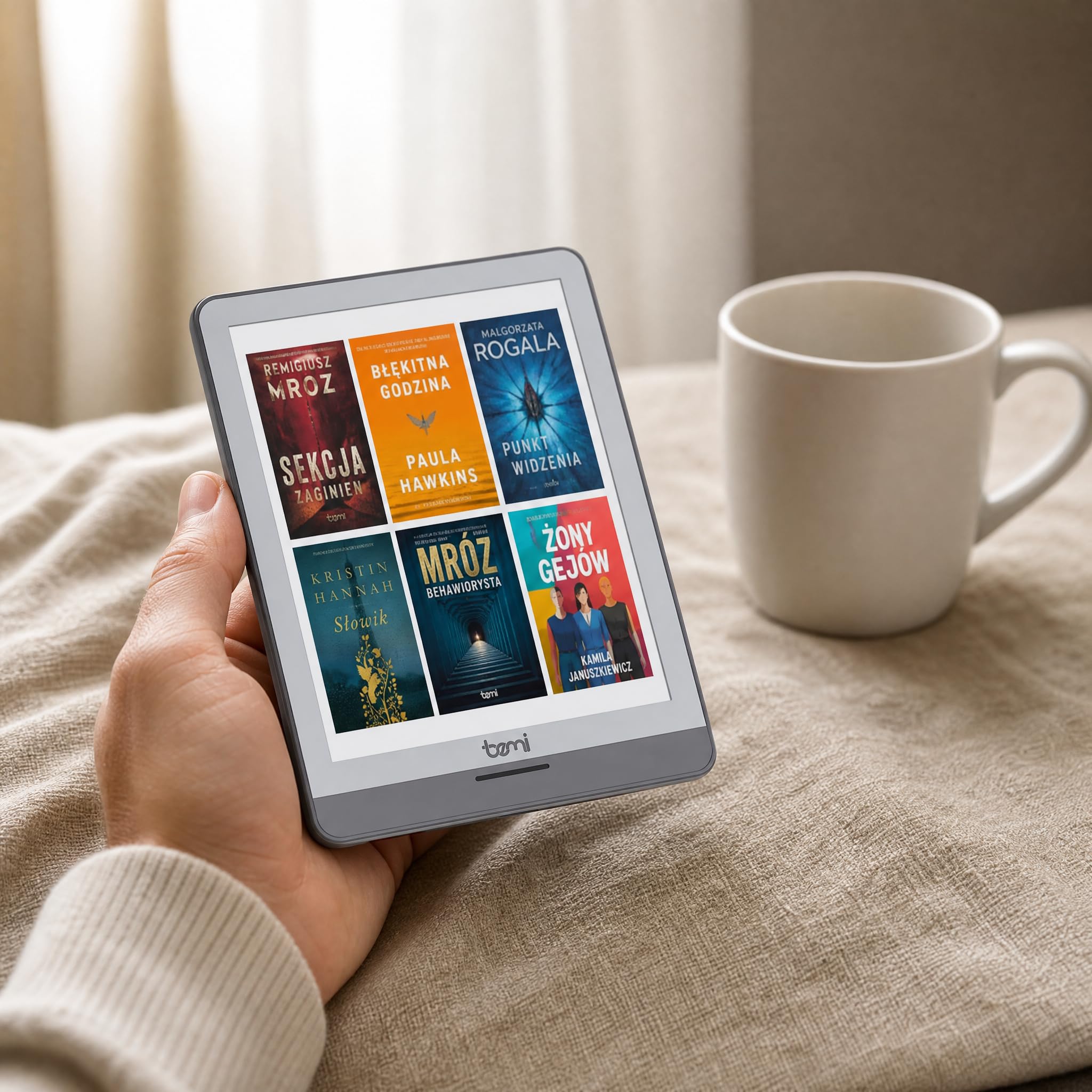 Bemi Cognita Tab 6 Pro C Lettore di eBook a colori da 6" E Ink Kaleido 3, Android 11, 32 GB, Wi-Fi 5, Bluetooth, Google Play, Grigio