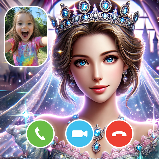 👑 Princess Video Call: Magical Fake Call for Kids