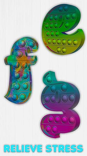 Pop It Alphabets Lore 3D - Antistress ABC Giant Fidget Toys