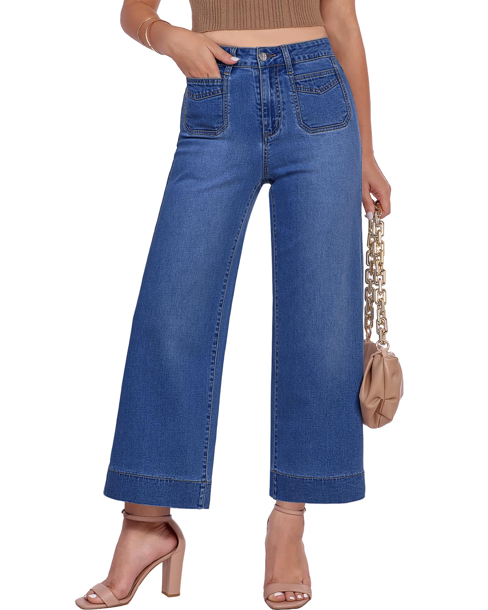 GRAPENT Cropped Jeans