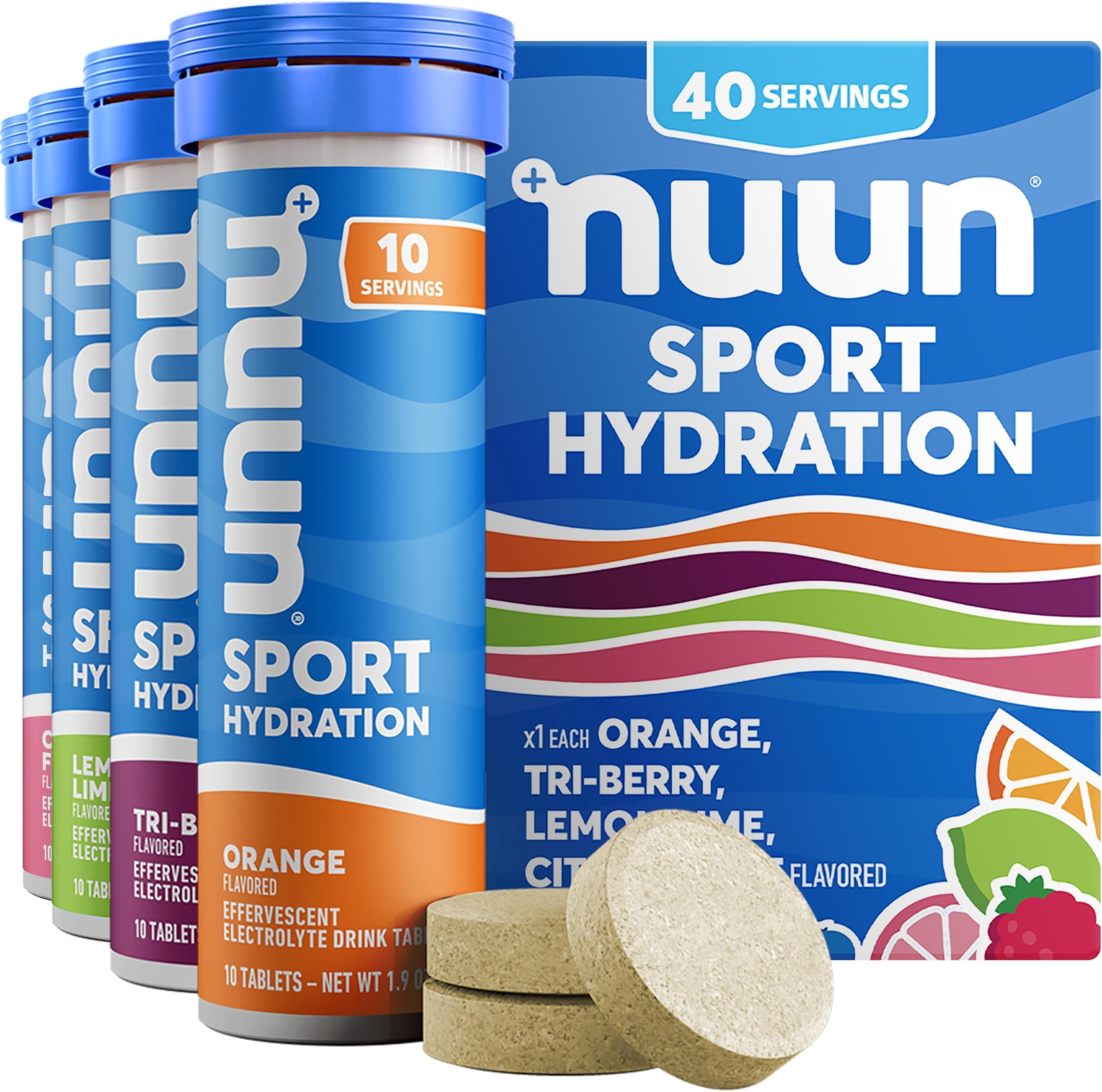 Nuun Sport Electrolyte Tablets Mixed Flavors, GF & Vegan, 4 Pack — Amazon image 24