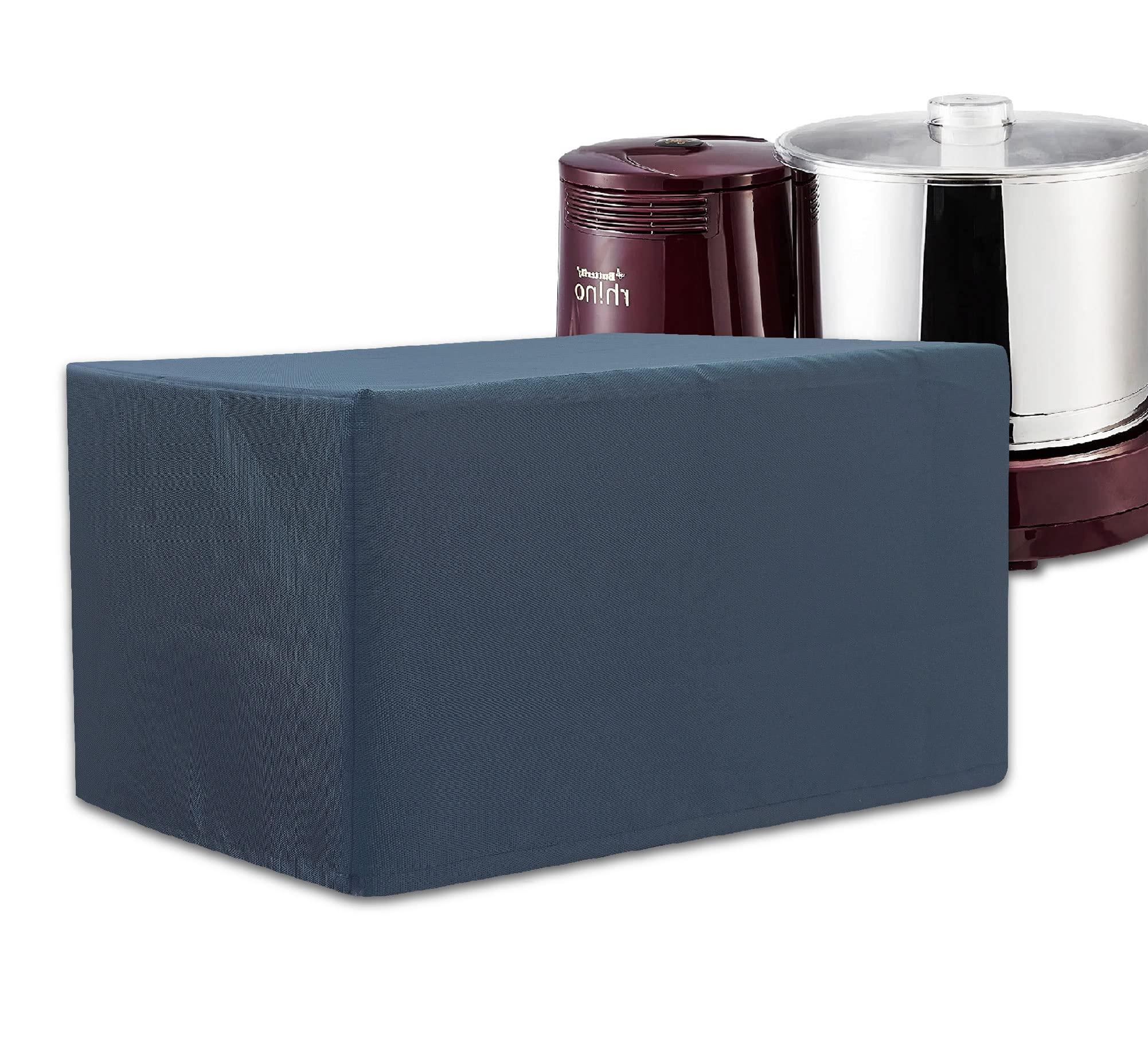 CRASOME Dust Proof Washable Kitchen Wet Grinder Cover for 2L Table Top Bajaj WX 1 | Bajaj WX 3 CSM-BJ (Blue)