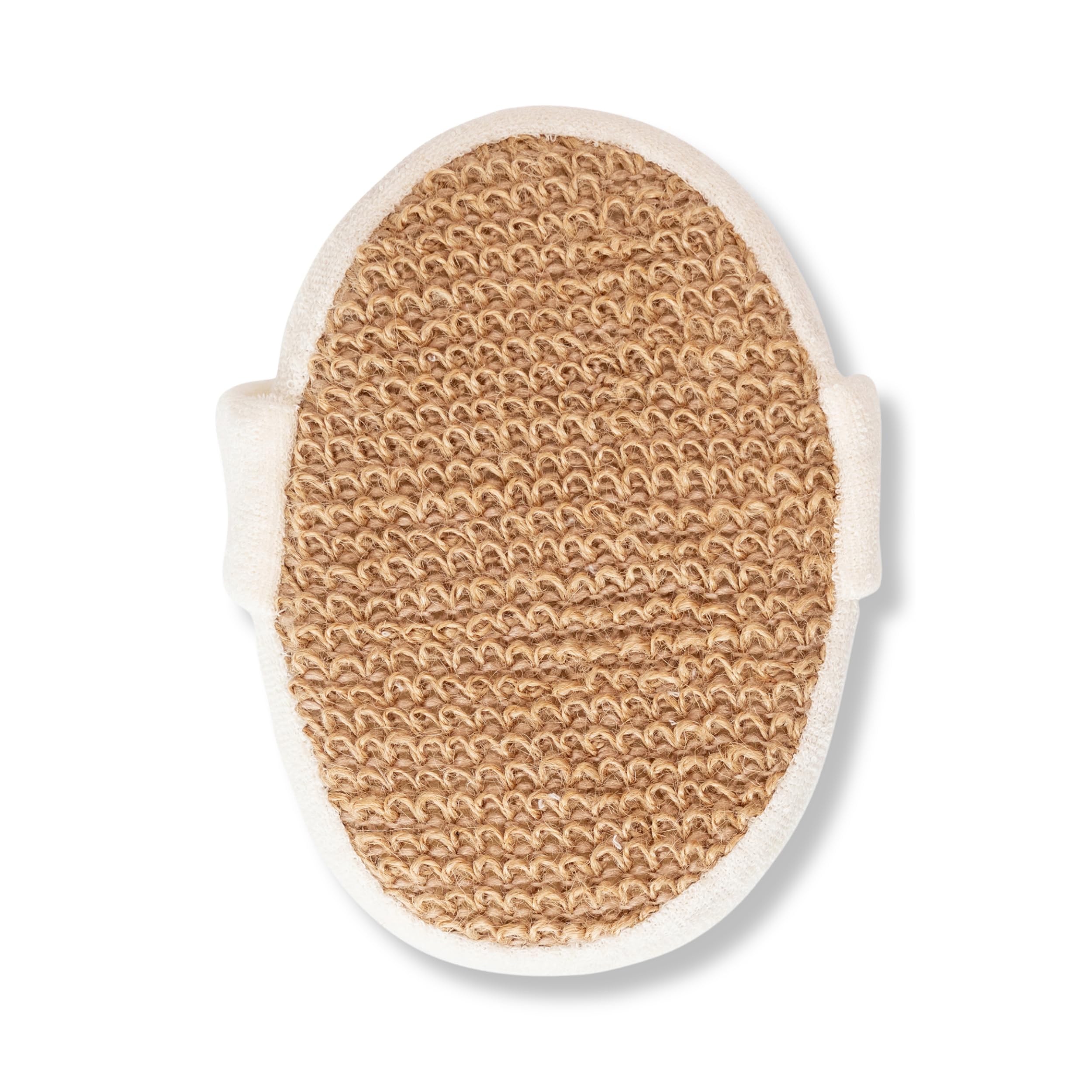 Eco Bath London Natural Ramie Bath Scrubber - 100% Natural Exfoliating Body Scrubber for Men and Women, Premium Ramie Bath Sponge for Smooth Skin