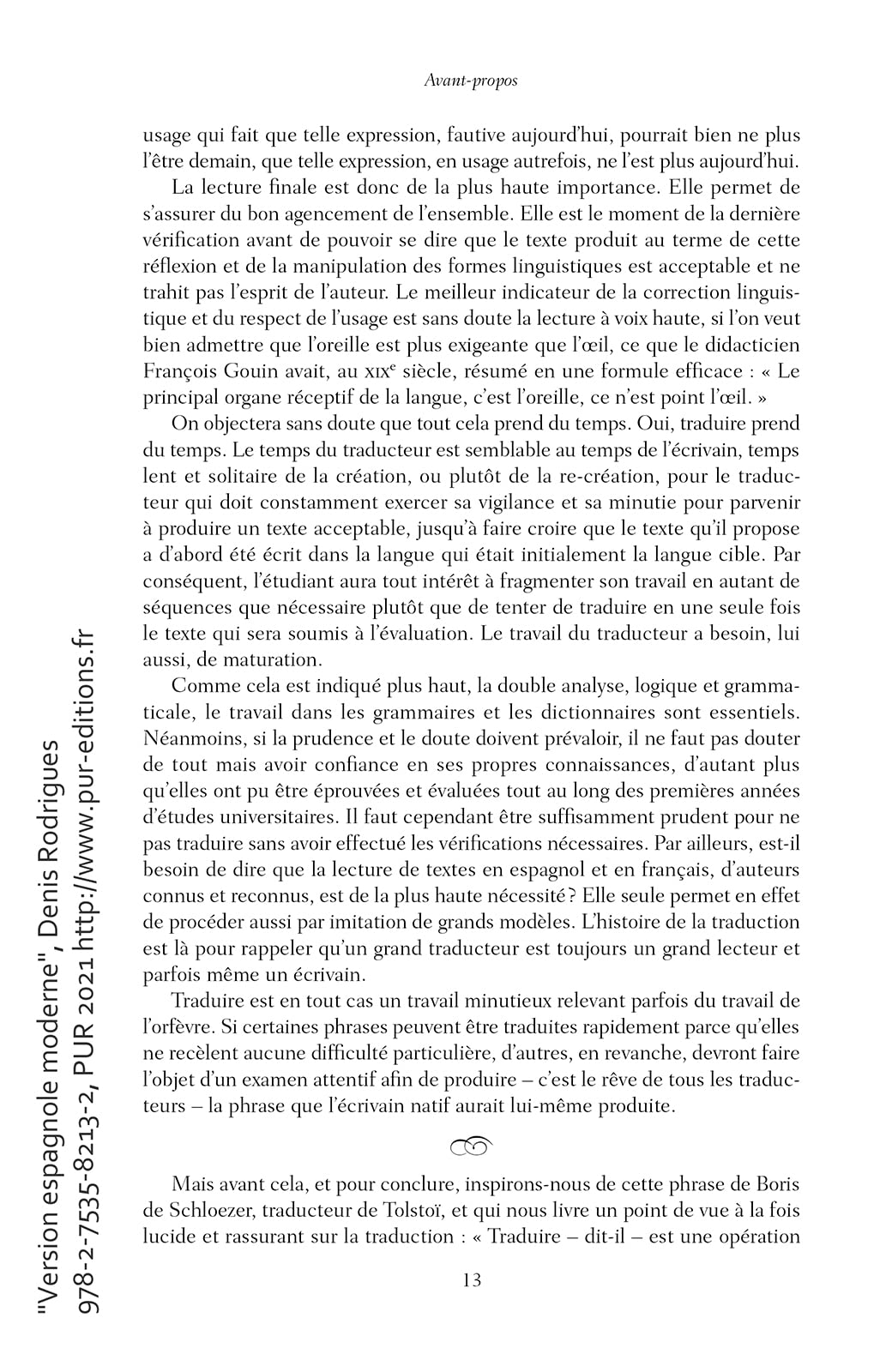 Version espagnole moderne: Manuel de traduction - II. Prépas, Licence, Capes, Agrégation.
