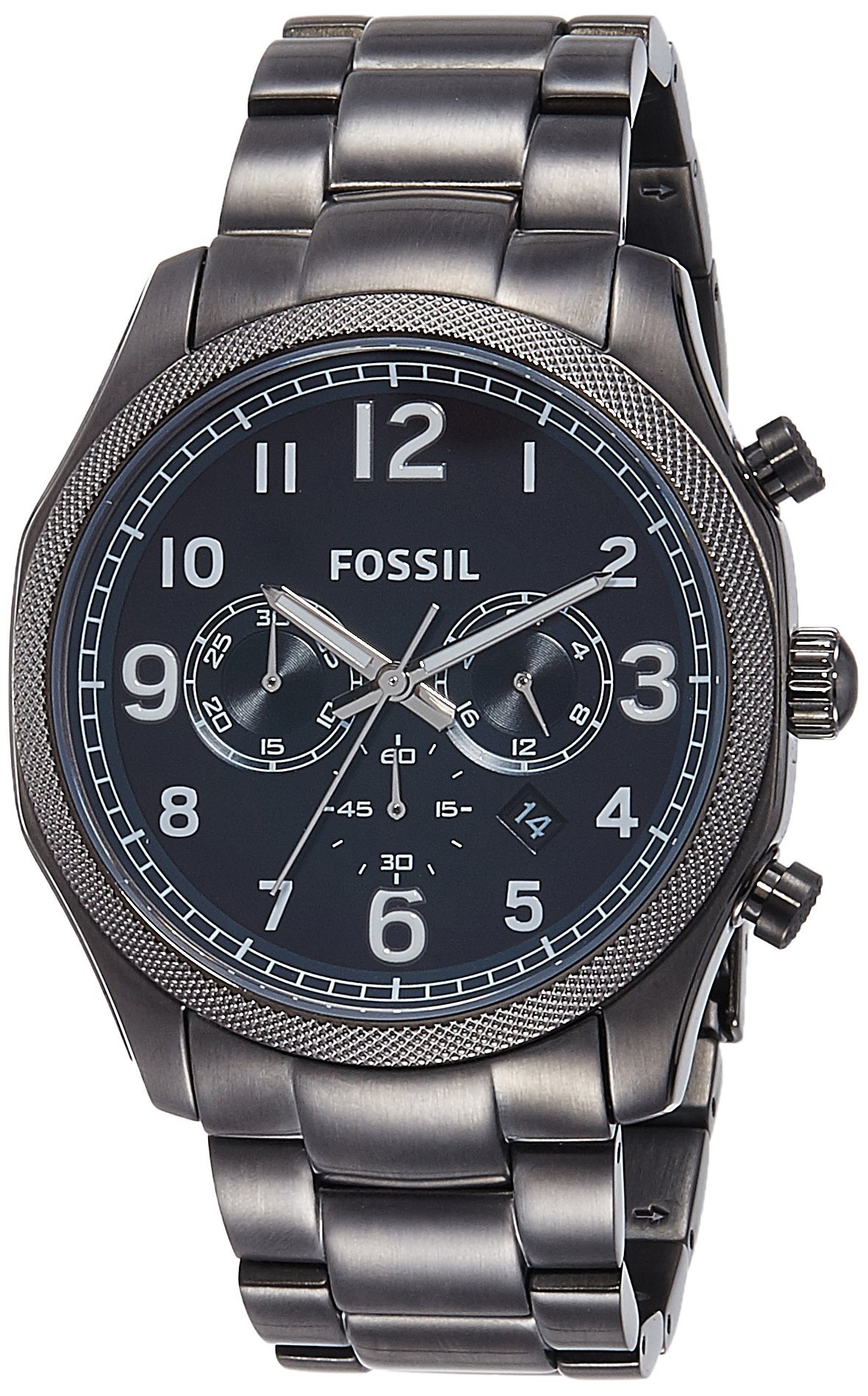 Fossil Men's FS4863 Foreman Analog Display Analog Quartz Black Watch