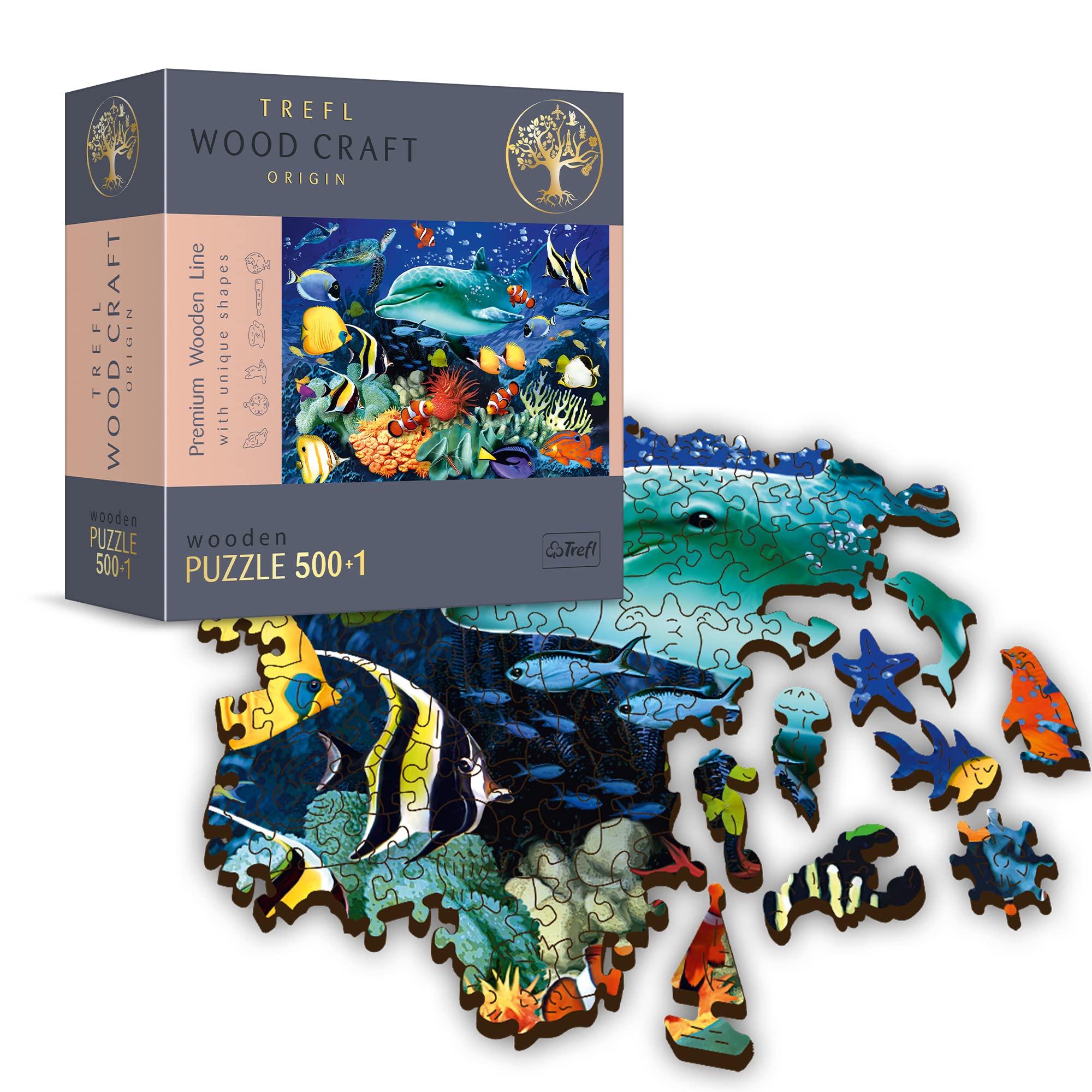 Trefl Puzzle In Legno Magic Room – 1000 Pezzi, Forme Irregolari E 100 Figure Animali, Fai Da Te, 12+ Anni - 4