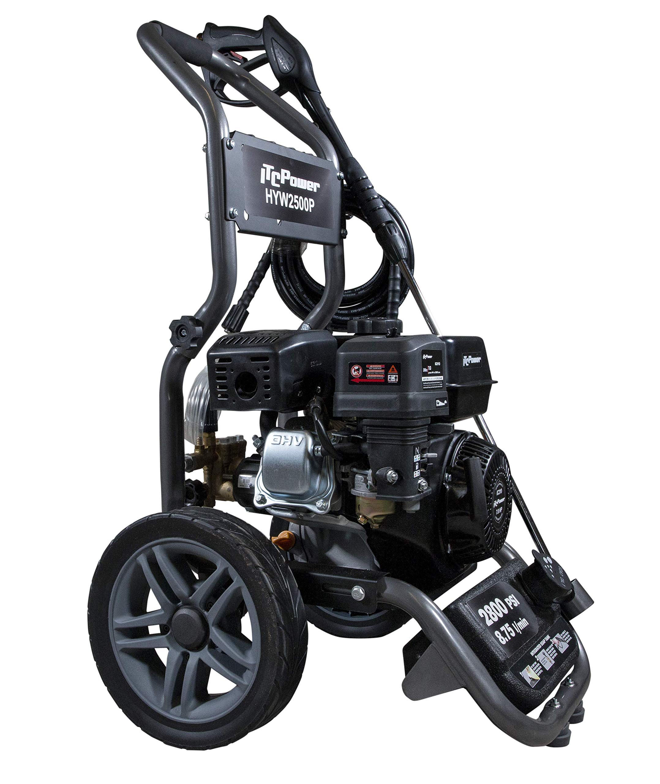 ITCPower Hidrolavadora Gasolina Profesional Alta Presión para Limpieza Exterior - Hidrolimpiadora Industrial con Bomba Annovi Reverberi para Uso Intensivo - Máquina Limpieza Potente y Fiable