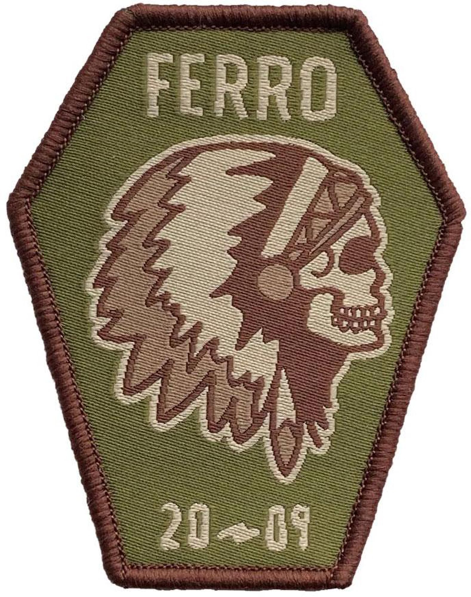 Evike - Ferro Concepts Chief Coffin Embroidered Morale Patch (Color: Multicam)