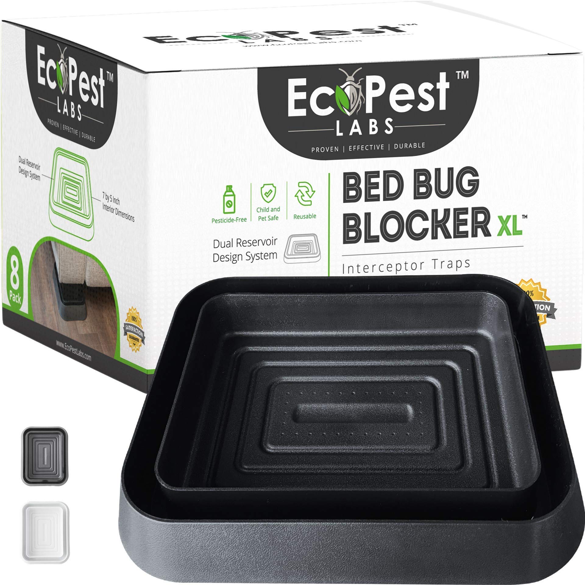 Buy ECOPEST Bed Bug Interceptors 8 Pack Bed Bug Blocker (XL