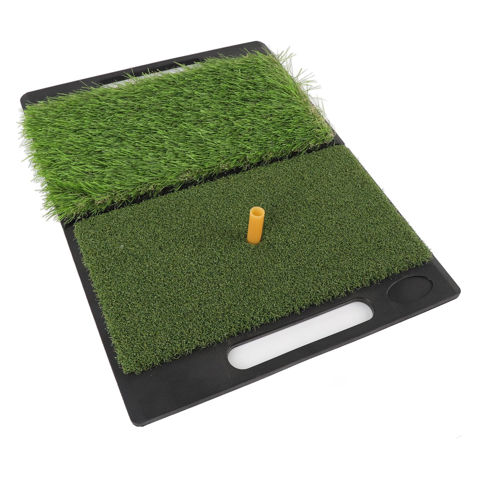 Practice Hitting Mat, 2 in 1 PP Turf Bunker Practice Mat Sports Hitting Mat Golf Swing Practice Mat Golf Training Aids Realistic Simulation for Indoor and Outdoor for Golfers