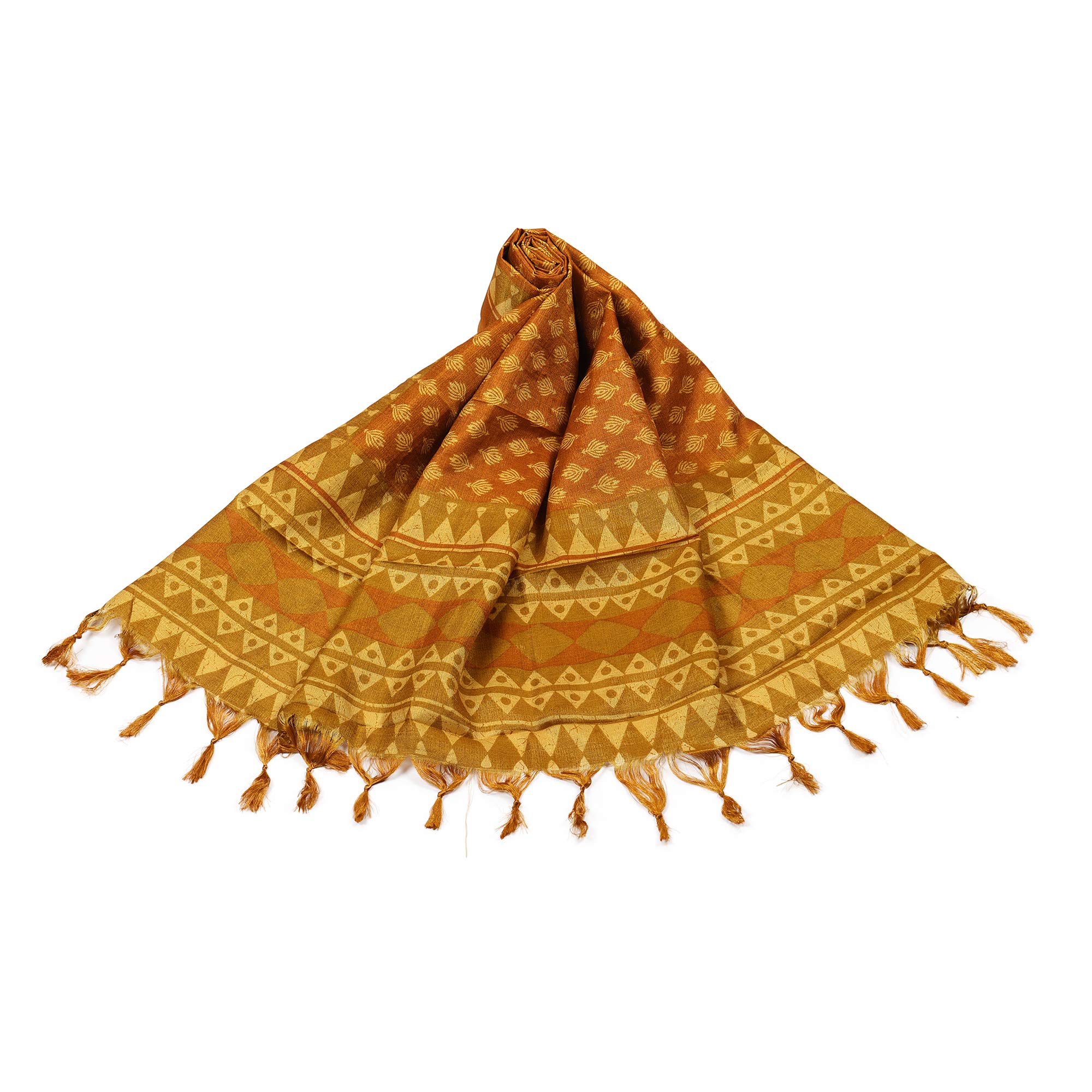 traditions bazaar Women's Polka Dots Printed Art Silk Dupatta-picture-31