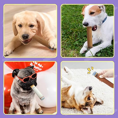 Miniatura 6 de Juguetes chirriantes de látex para perros, juguetes chirriantes para cachorros, mascotas pequeñas y medianas, perros y gatos, 2 unidades