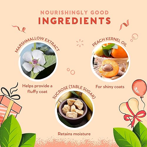 Miniatura 5 de PET Head - Champú para perros de 10.1 onzas líquidas, brillo de cumpleaños, fragancia de algodón de azúcar, champú para perros con piel sensible,