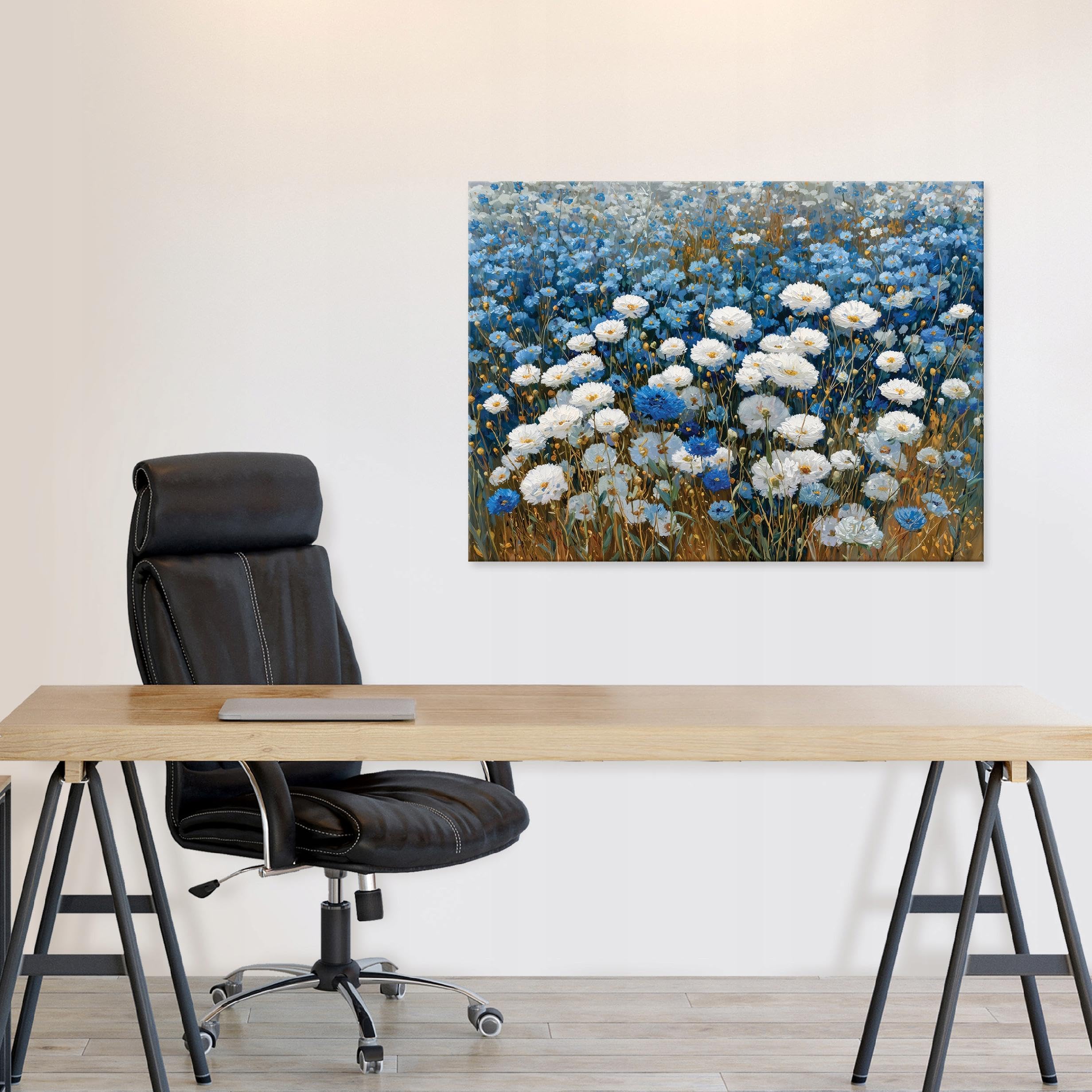 ForWall Cuadro en lienzo Flores Prado 120x80 cm