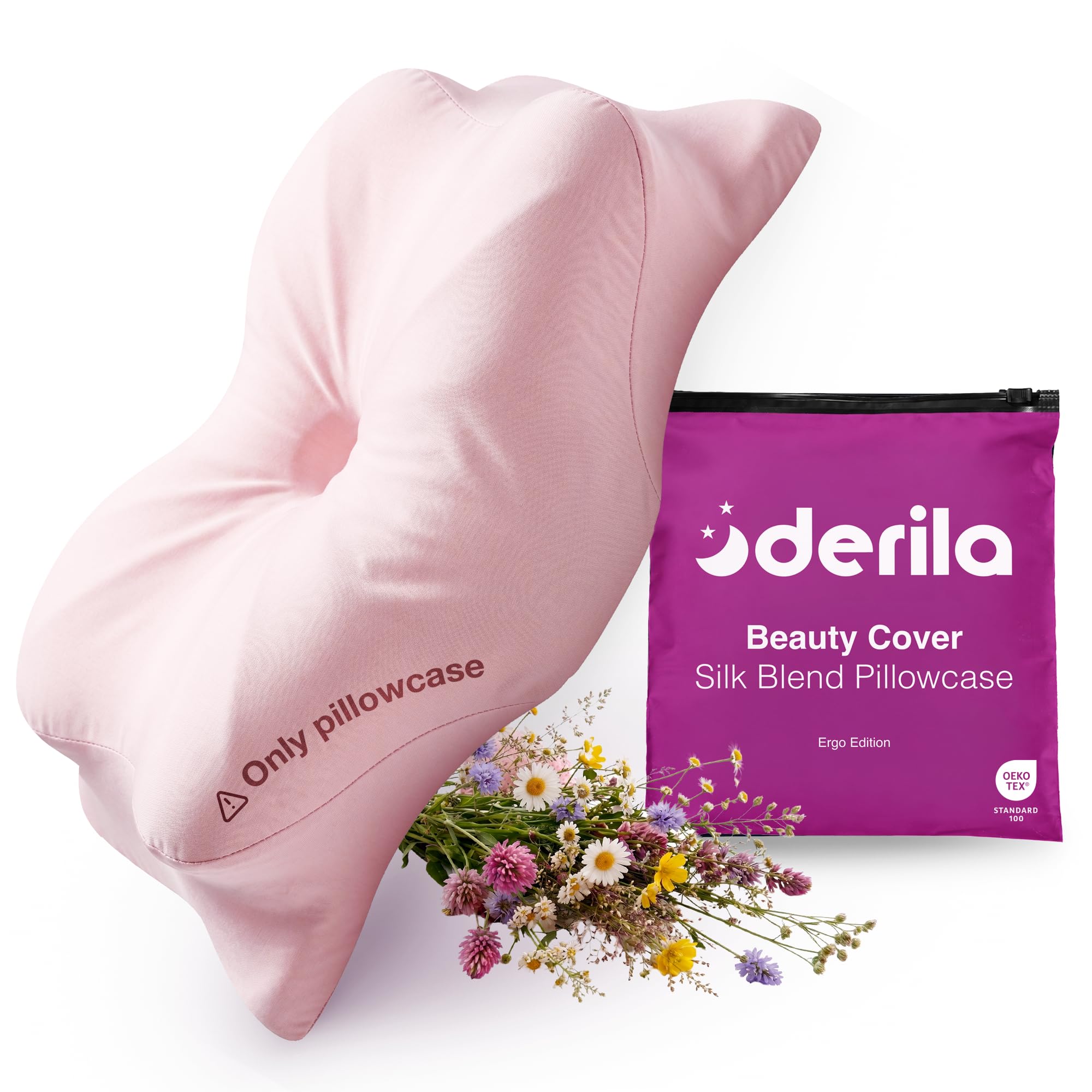 Amazon.com: Derila Ergo Premium Blend Pillowcase with Modal & Silk