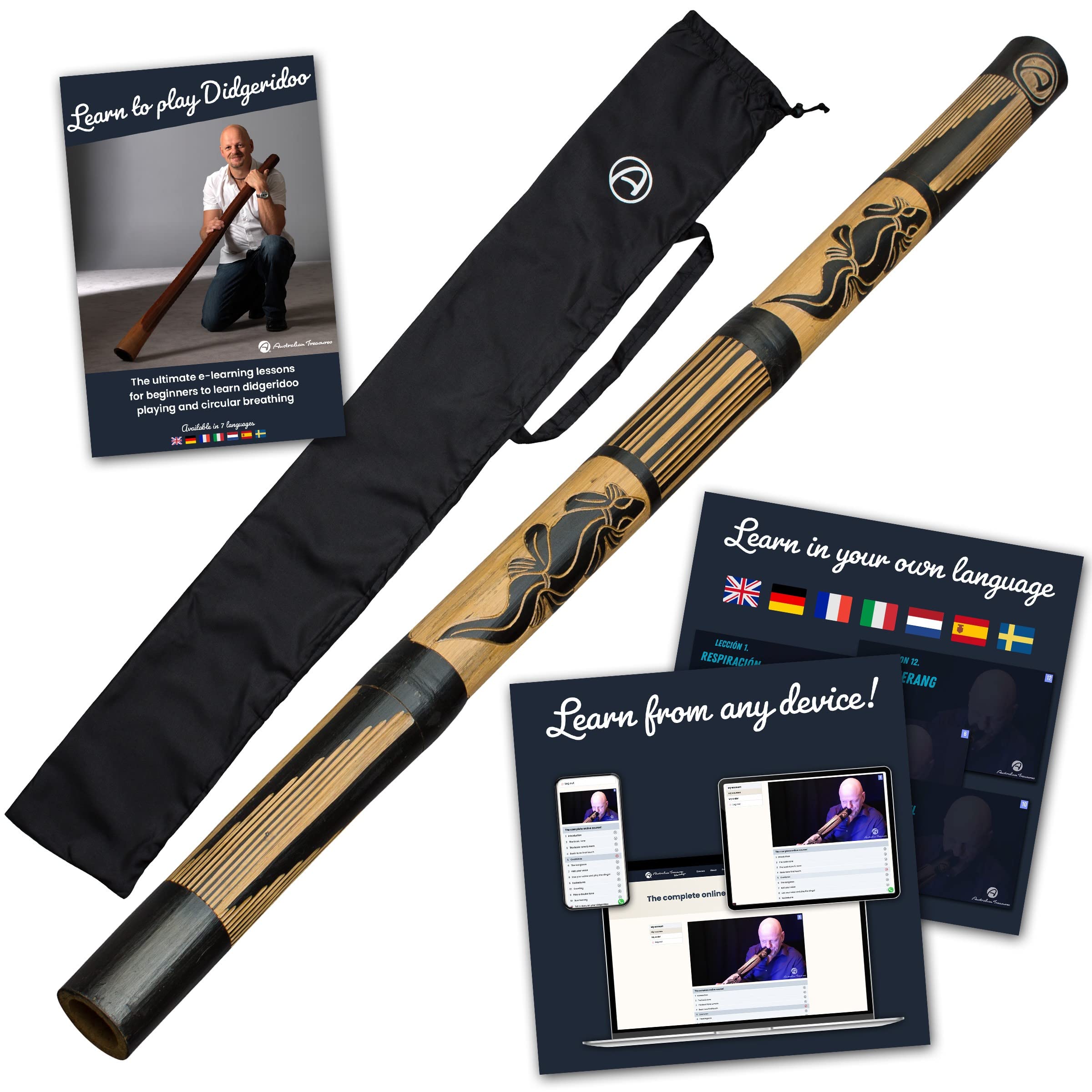Bambus-Didgeridoo - Online-Kurs Didgeridoo & Zirkularatmung