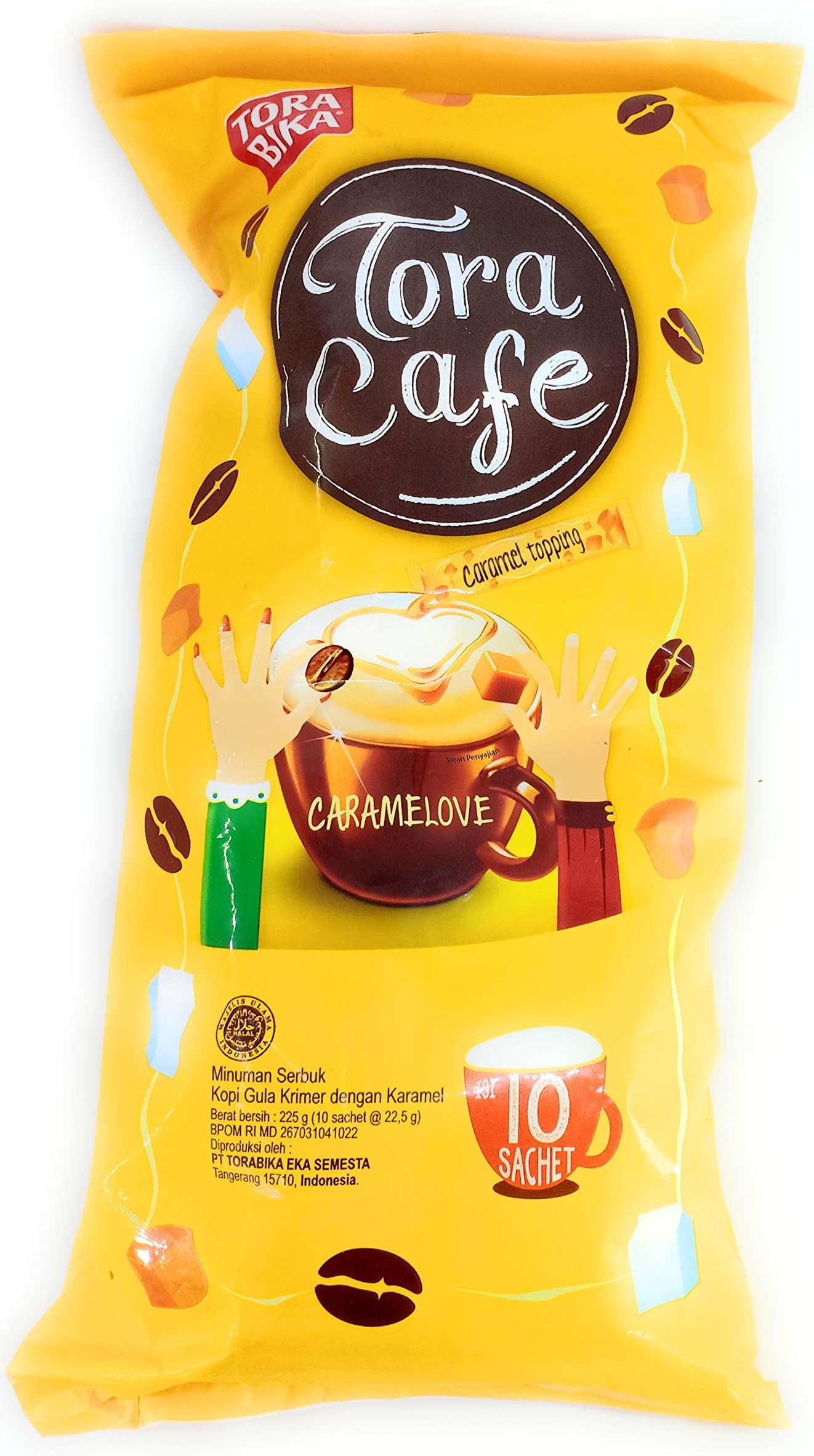 Torabika Tora Cafe Caramelove, 225 Gram