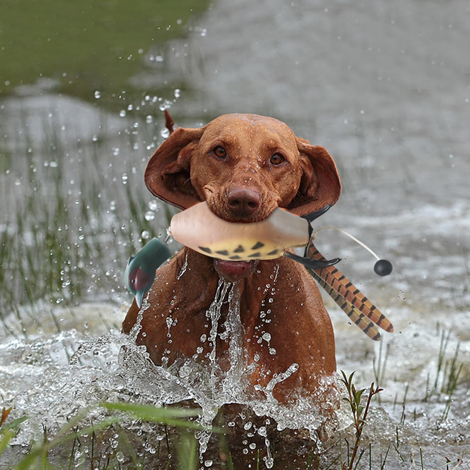 Generico Paraurti per cani per il recupero 'acqua, giocattolo per paraurti d' - Giocattolo per addestramento all'aperto per cani Retriever | per addestramento del cane, giocattolo a forma di an