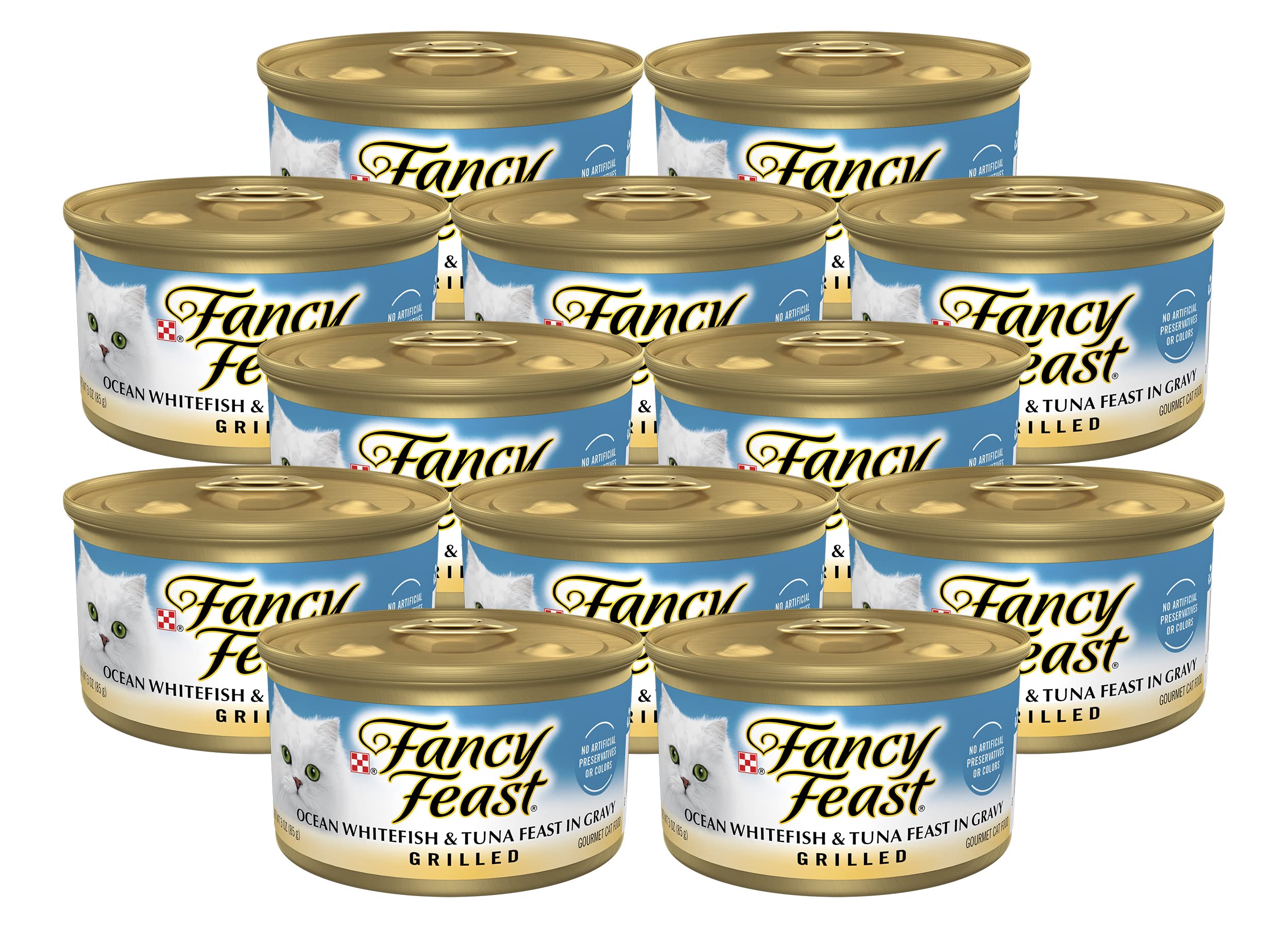 Purina Fancy Feast Grilled Wet Cat Food Grilled Ocean Whitefish