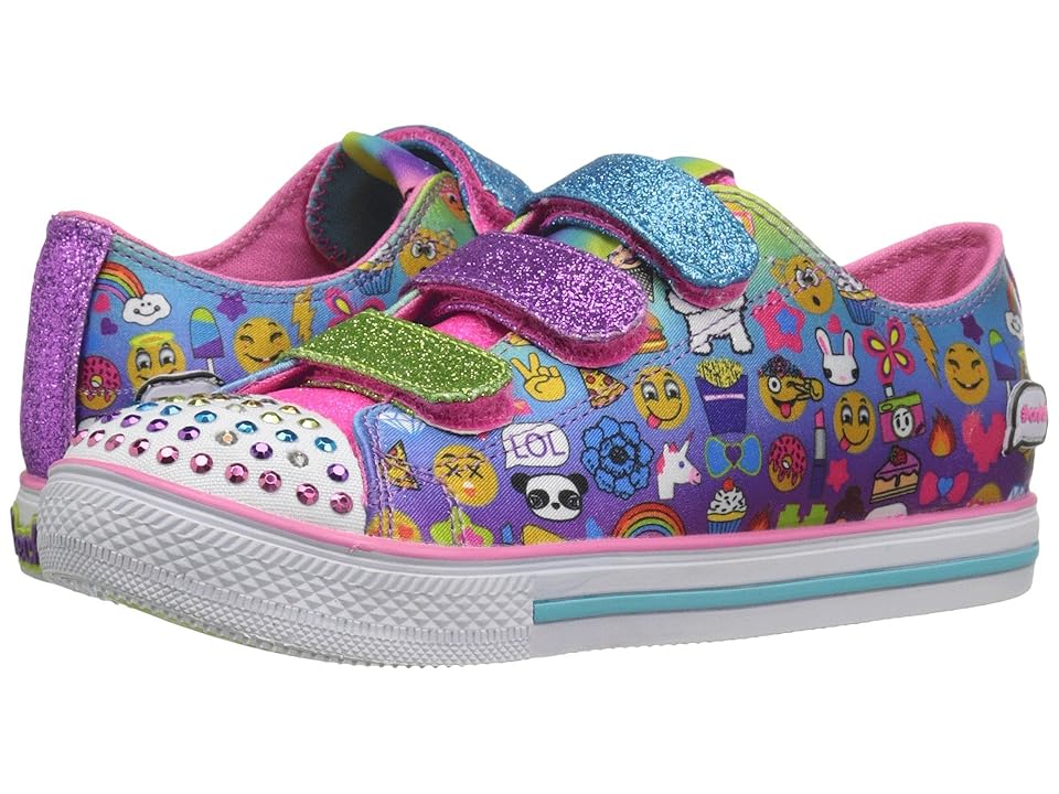 

SKECHERS KIDS Chit Chat 10633L Lights (Little Kid/Big Kid) (Multi) Girl's Shoes