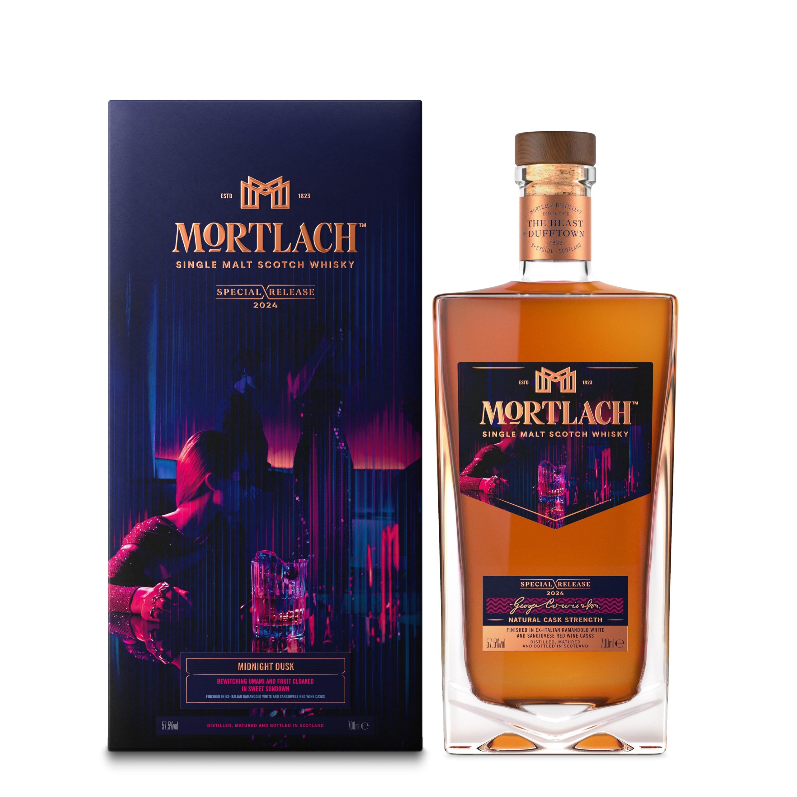 Mortlach Midnight Dusk, Special Release 2024, Single Malt Scotch Whisky, 57
