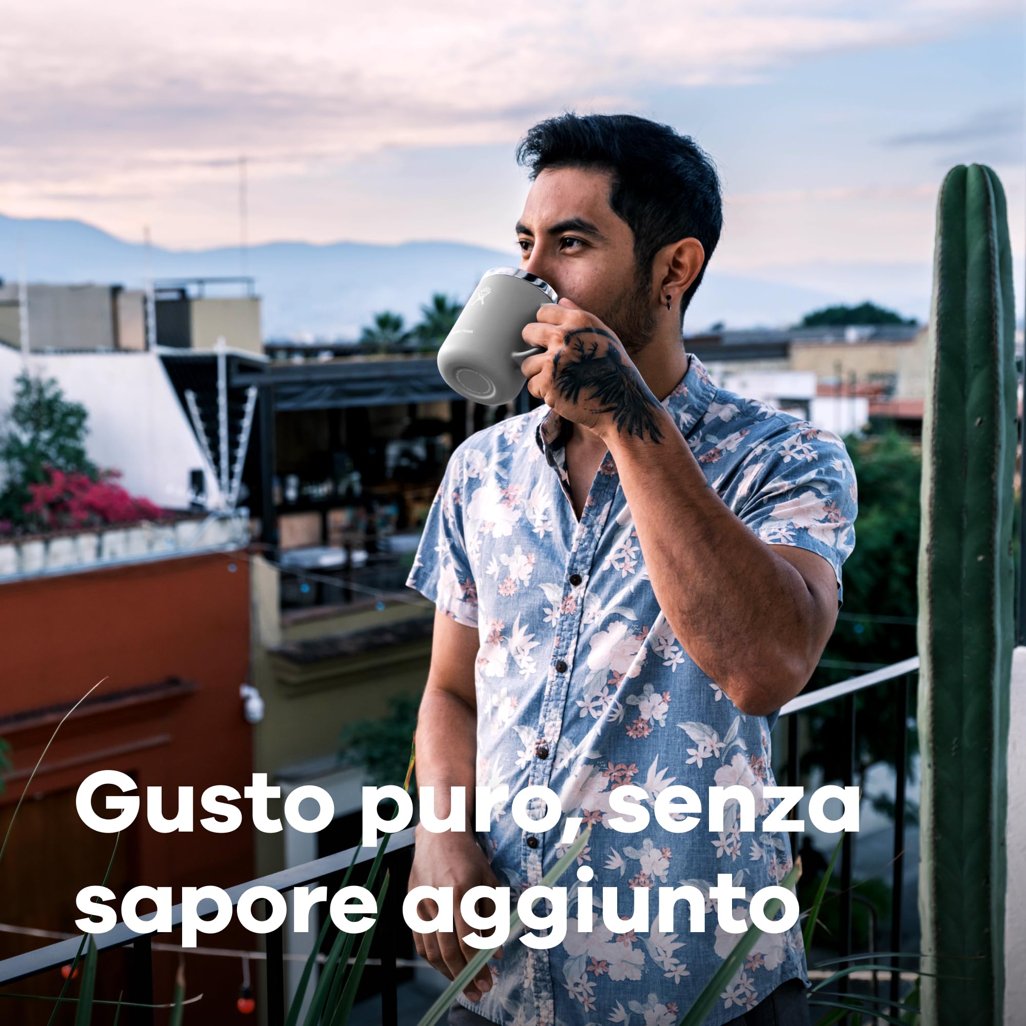 Hydro Flask - Coffee Mug - Tazza da viaggio per caffè da 354 ml (12 oz) - Tazza da viaggio in acciaio inossidabile con isolamento sottovuoto con manico e coperchio a incastro - Agave