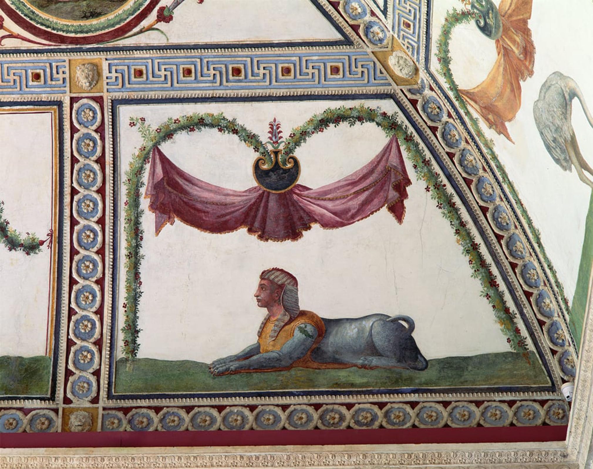 POSTERIIk Vintage Art Print Images Pictures Print of the Cupid Frieze Detail of a Sphinx by Giulio Romano Modern Colour Posters for Office Home Decor 60x90cm