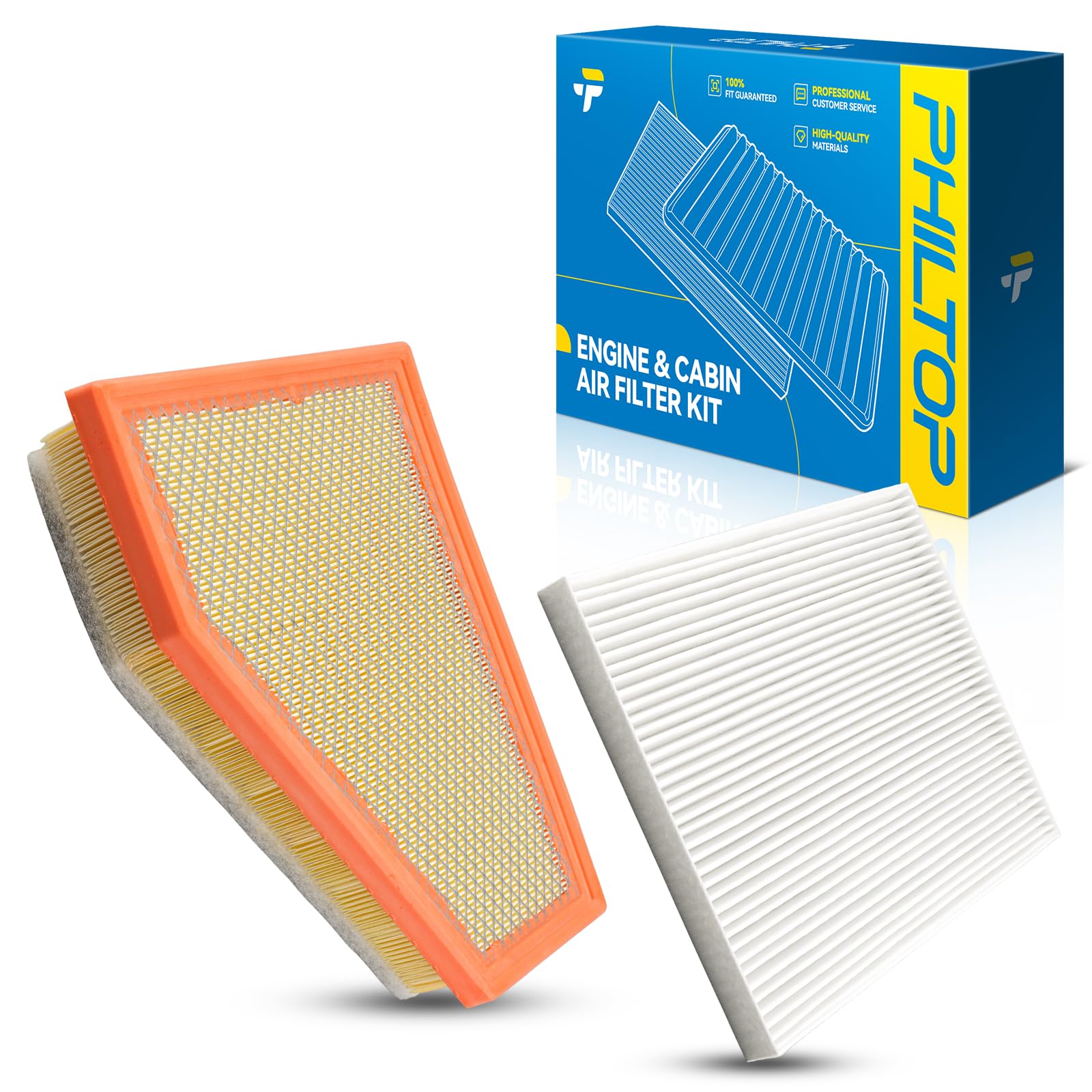 PHILTOP CA12933+CF12935 Engine & Cabin Air Filter Set